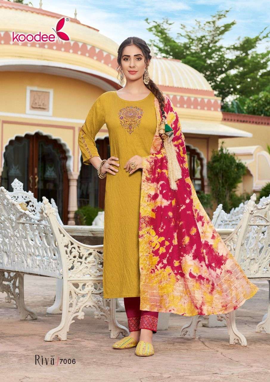 CAPTAN COOL VOL 1 BY DIYA TRENDS BRAND RAYON LINEN WITH FANCY EMBROIDERY  WORK STRAIGHT KURTI WHOLESALER AND DEALER