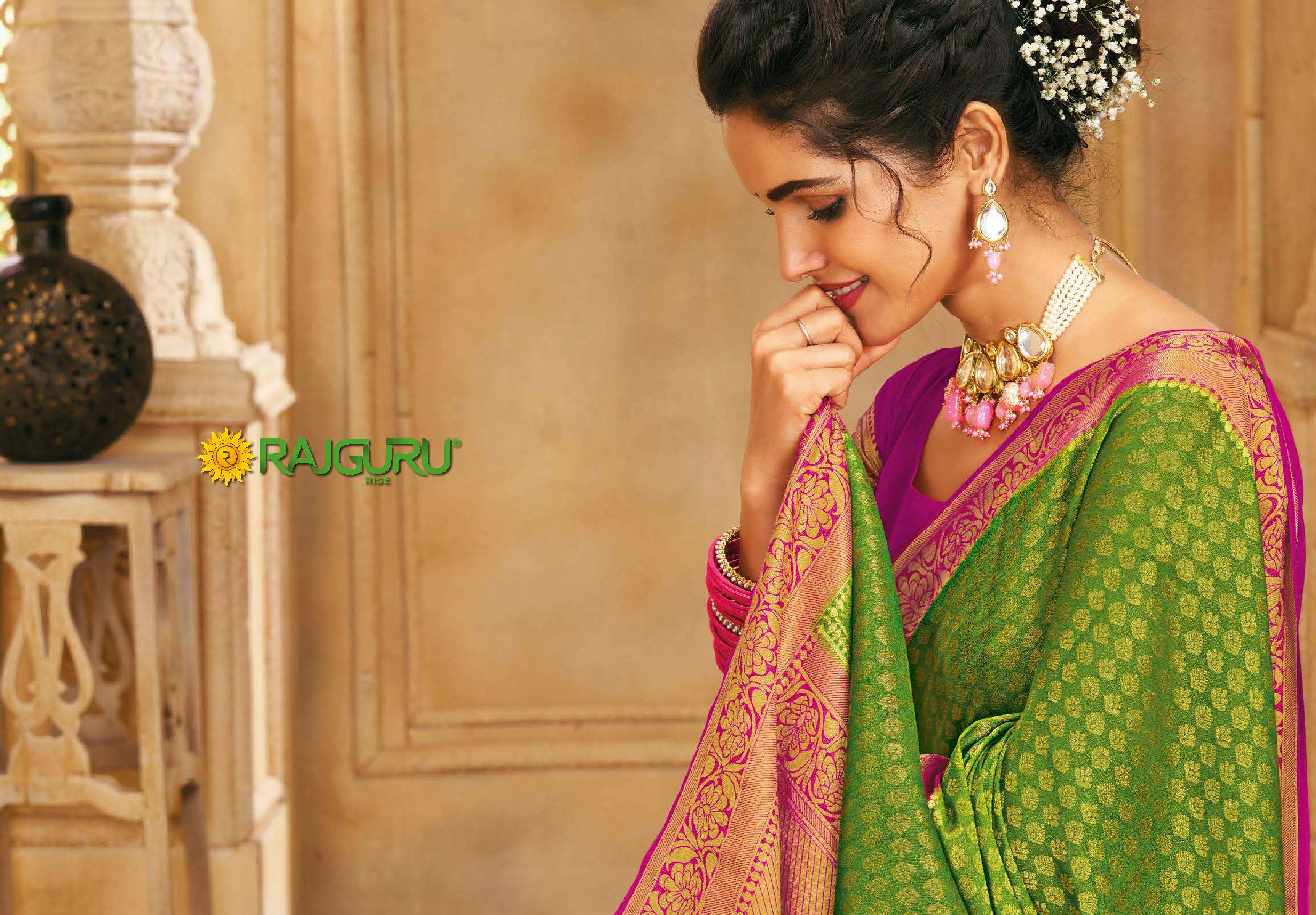 rajguru presents sanya vol 2 pure banarasi soft silk marriage wear sarees catalog wholesaler and exporters in surat 8 2023 01 06 18 45 01