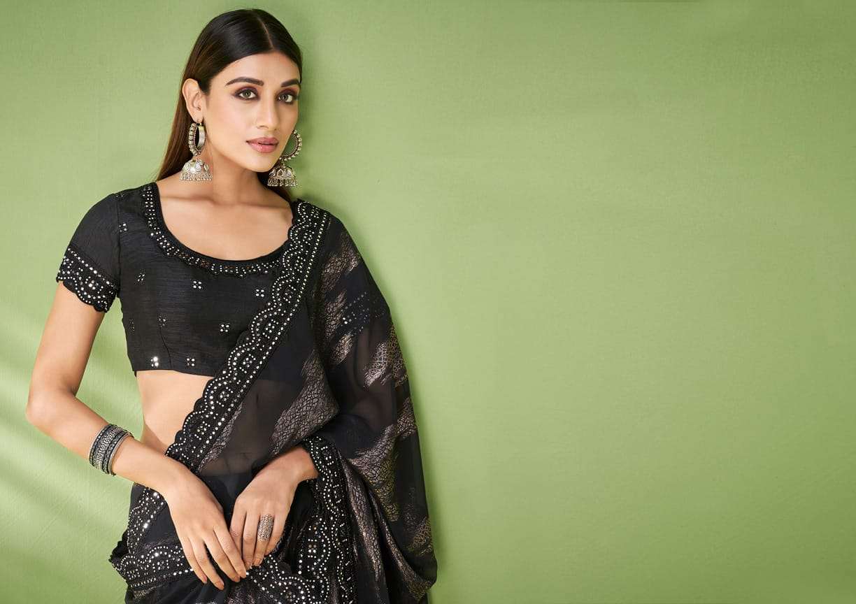 Mahotsav presents Norita 42800 ishya georgette designer sarees catalog wholesaler 