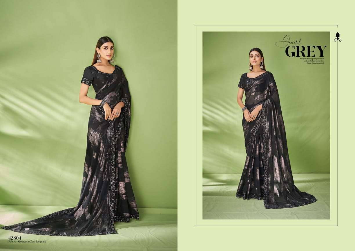 Mahotsav presents Norita 42800 ishya georgette designer sarees catalog wholesaler 