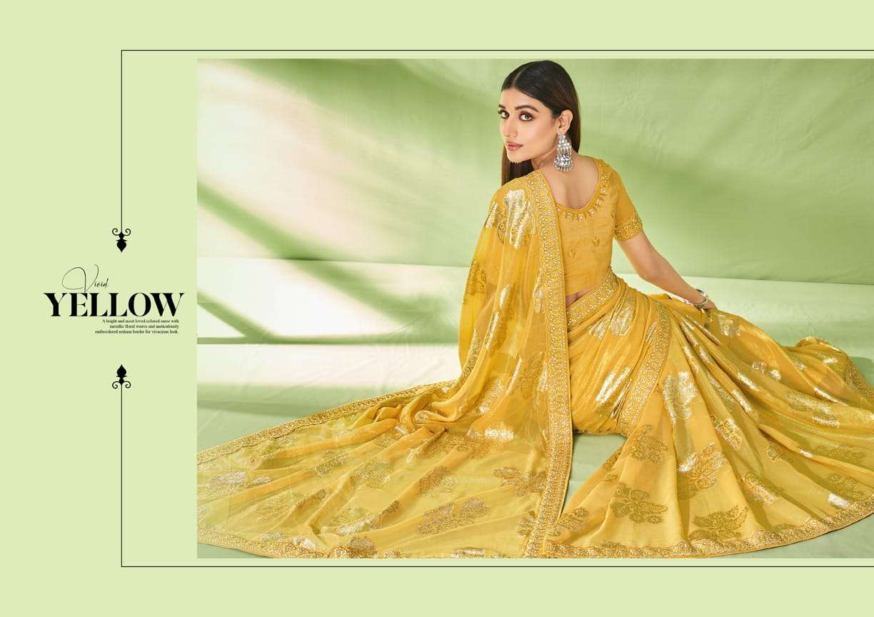 Mahotsav presents Norita 42800 ishya georgette designer sarees catalog wholesaler 