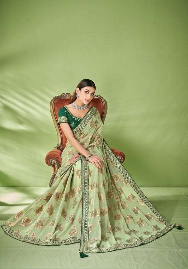 Mahotsav presents Norita 42800 ishya georgette designer sarees catalog wholesaler 