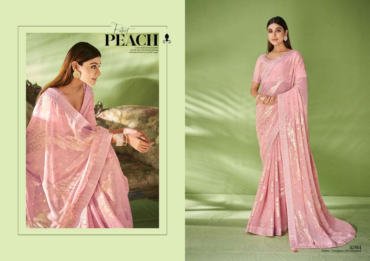 Mahotsav presents Norita 42800 ishya georgette designer sarees catalog wholesaler 