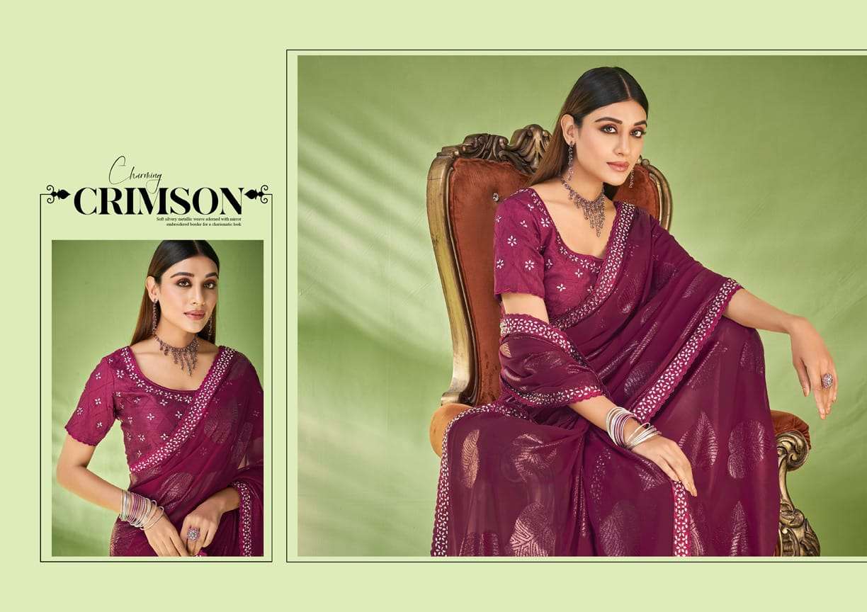 Mahotsav presents Norita 42800 ishya georgette designer sarees catalog wholesaler 