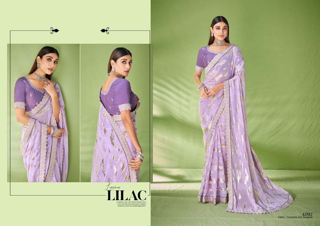 Mahotsav presents Norita 42800 ishya georgette designer sarees catalog wholesaler 