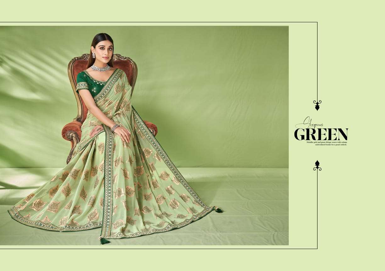 Mahotsav presents Norita 42800 ishya georgette designer sarees catalog wholesaler 