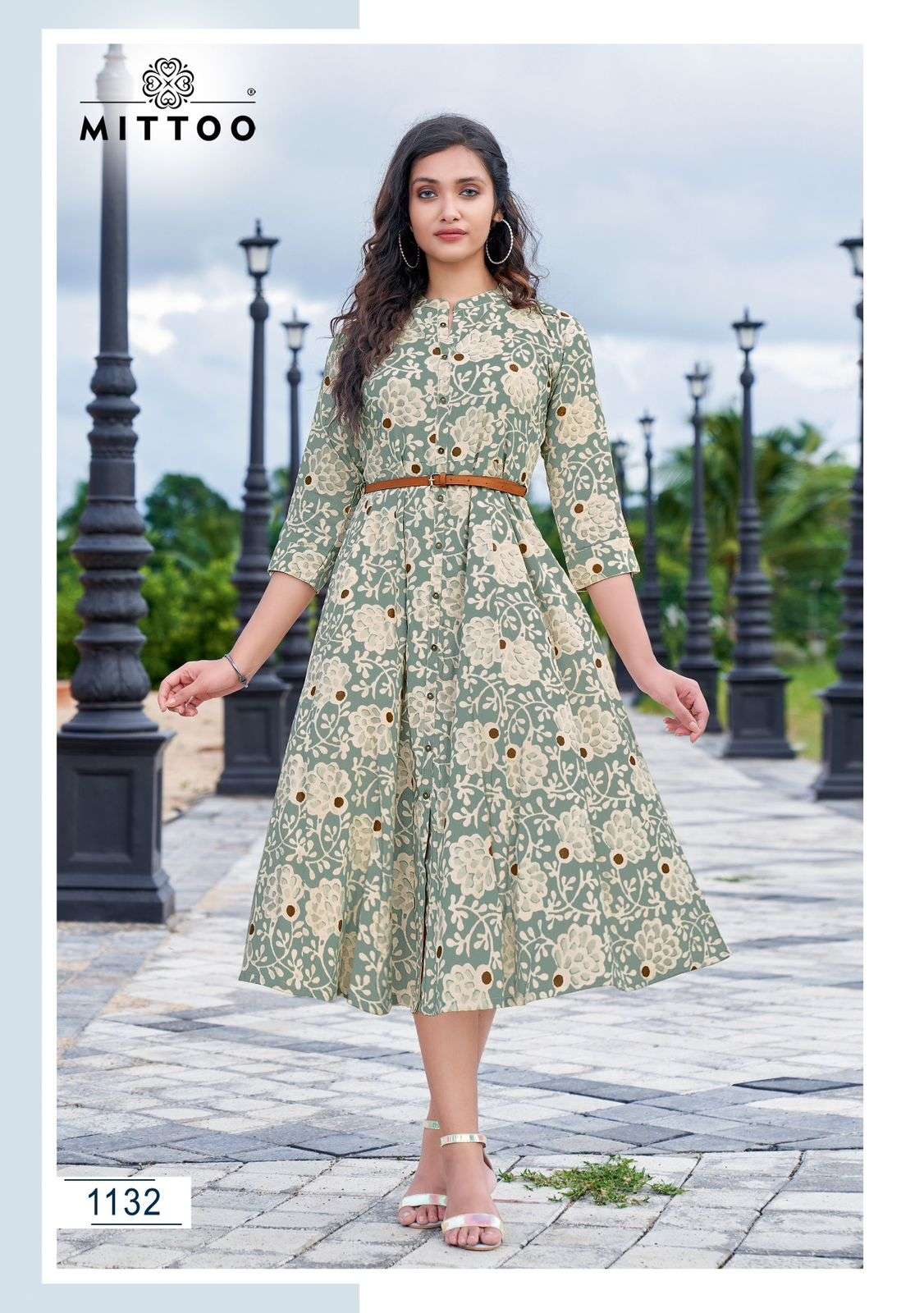 MITTOO PRESENTS BELT VOL-12 DESIGNER RAYON PRINT SUMMER WEAR SPECIAL KURTIS CATALOG WHOLESALER AND EXPORTERS IN SURAT