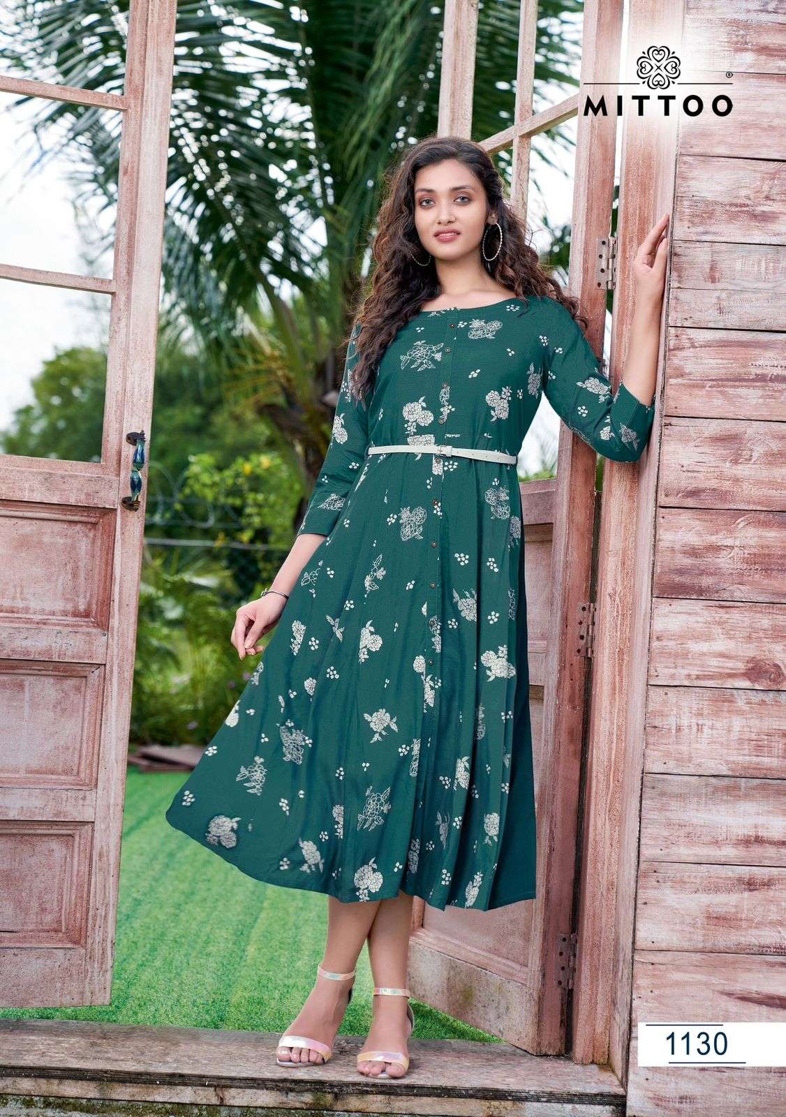 MITTOO PRESENTS BELT VOL-12 DESIGNER RAYON PRINT SUMMER WEAR SPECIAL KURTIS CATALOG WHOLESALER AND EXPORTERS IN SURAT