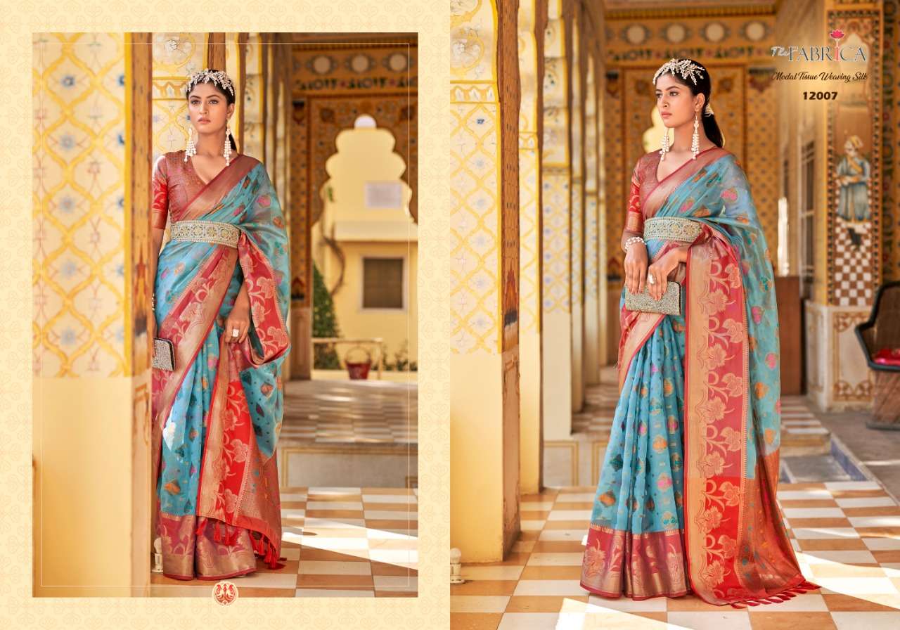 THE FABRICA PRESENTS SANSKRITI ORGANZA SILK DIGITAL PRINTED SUMMER WEAR SAREES CATALOG WHOLESALER AND EXPOTERSR