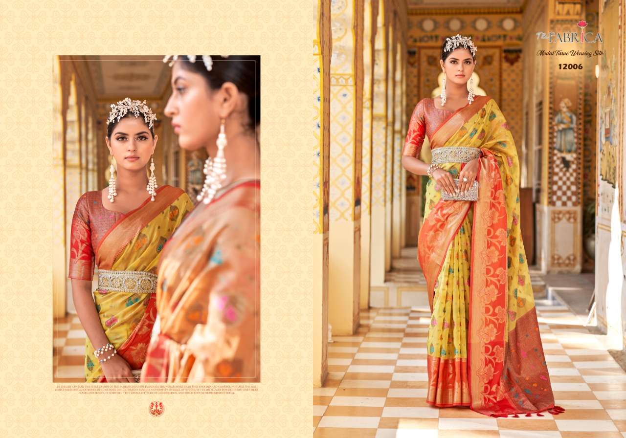 THE FABRICA PRESENTS SANSKRITI ORGANZA SILK DIGITAL PRINTED SUMMER WEAR SAREES CATALOG WHOLESALER AND EXPOTERSR