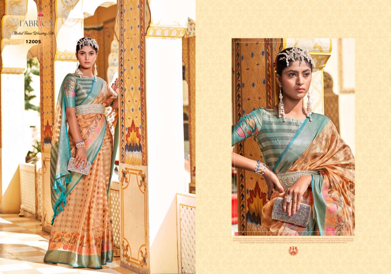 THE FABRICA PRESENTS SANSKRITI ORGANZA SILK DIGITAL PRINTED SUMMER WEAR SAREES CATALOG WHOLESALER AND EXPOTERSR
