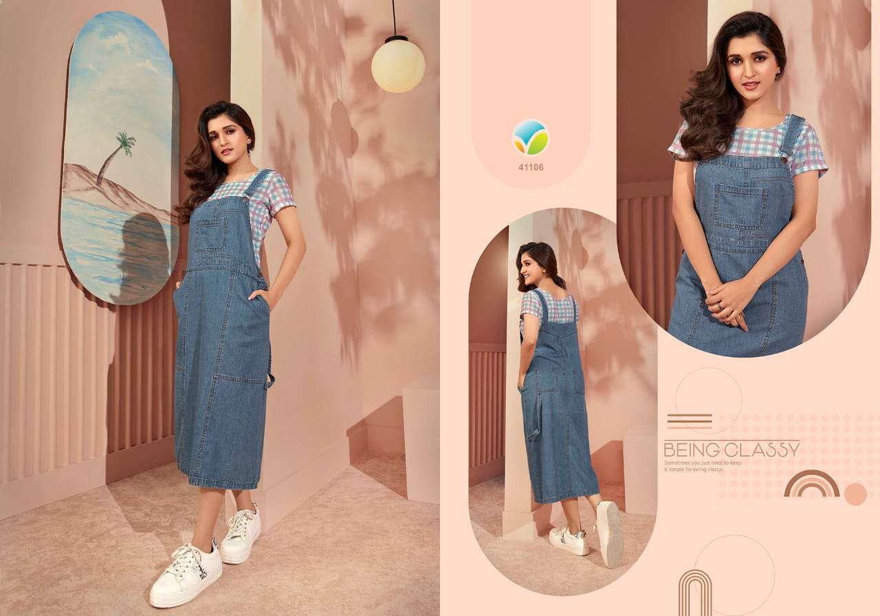 VINAY TUMBA PRESENTS THE DENIM VOL-3 BOLLYWOOD DESIGNER DENIM KURTI CATALOG WHOLESALER AND EXPORTER IN SURAT 