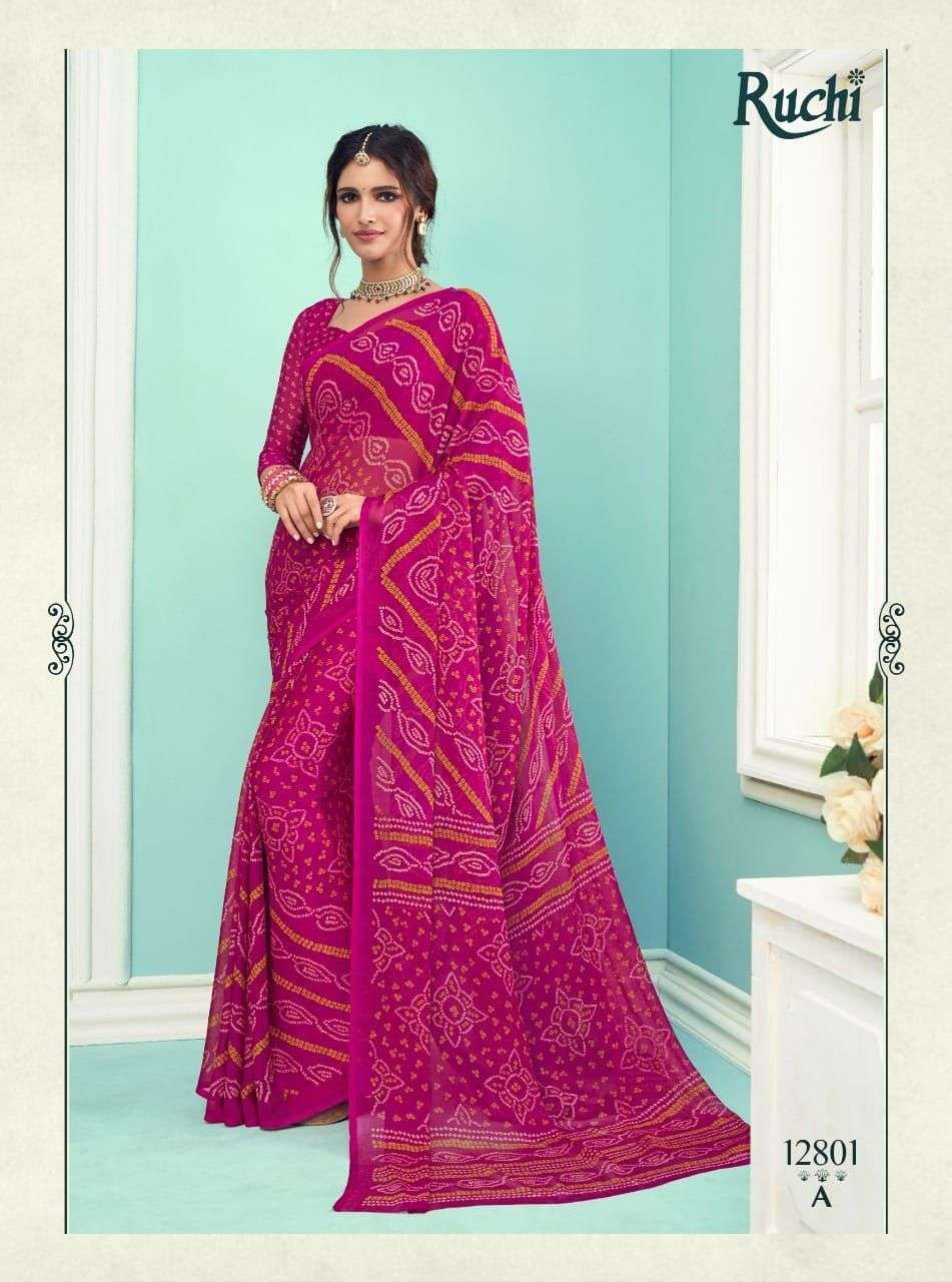 Rajasthani Bandhani Sarees: Buy Latest Designs Online | Utsav Fashion
