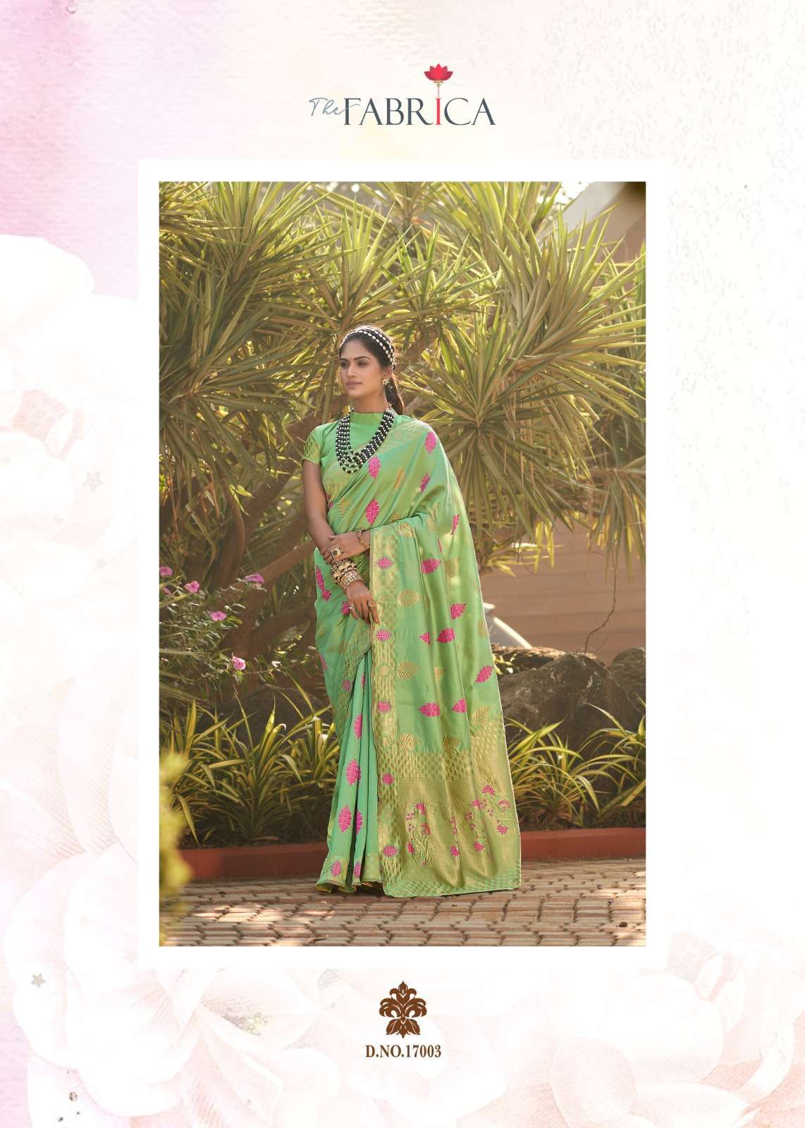 The fabrica presents Saga soft silk jacquard zari work sarees catalog wholesaler and exporters 