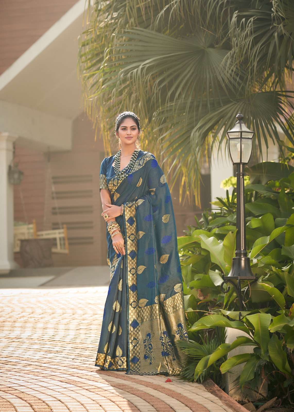 The fabrica presents Saga soft silk jacquard zari work sarees catalog wholesaler and exporters 