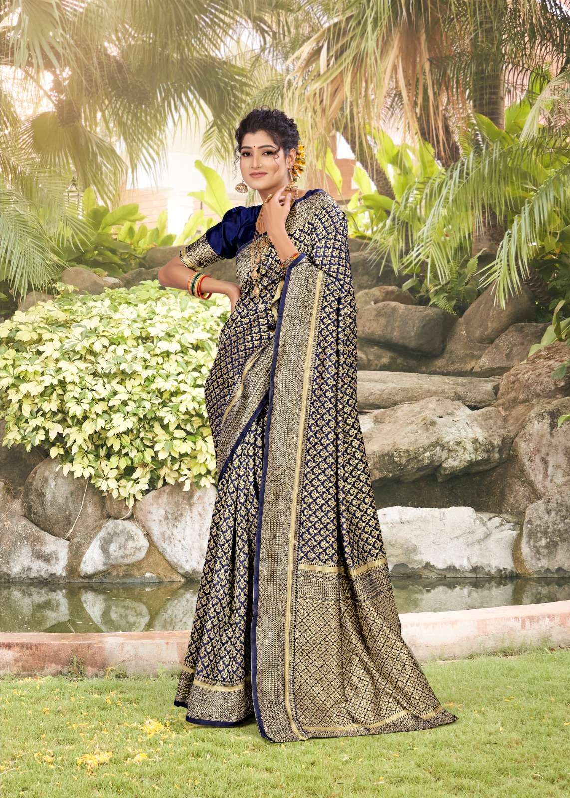 THE FABRICA PRESENTS STAVYA 20001-20006 ZARI SILK WEDDING SAREE CATALOG WHOLESALER AND EXPORTER IN SURAT 