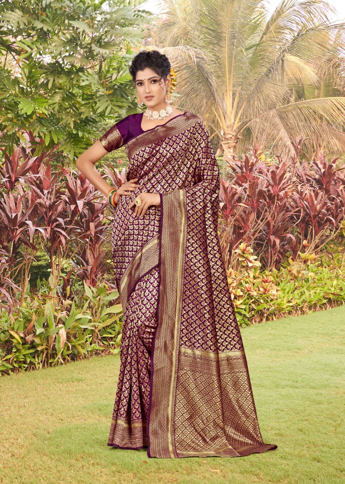 THE FABRICA PRESENTS STAVYA 20001-20006 ZARI SILK WEDDING SAREE CATALOG WHOLESALER AND EXPORTER IN SURAT 