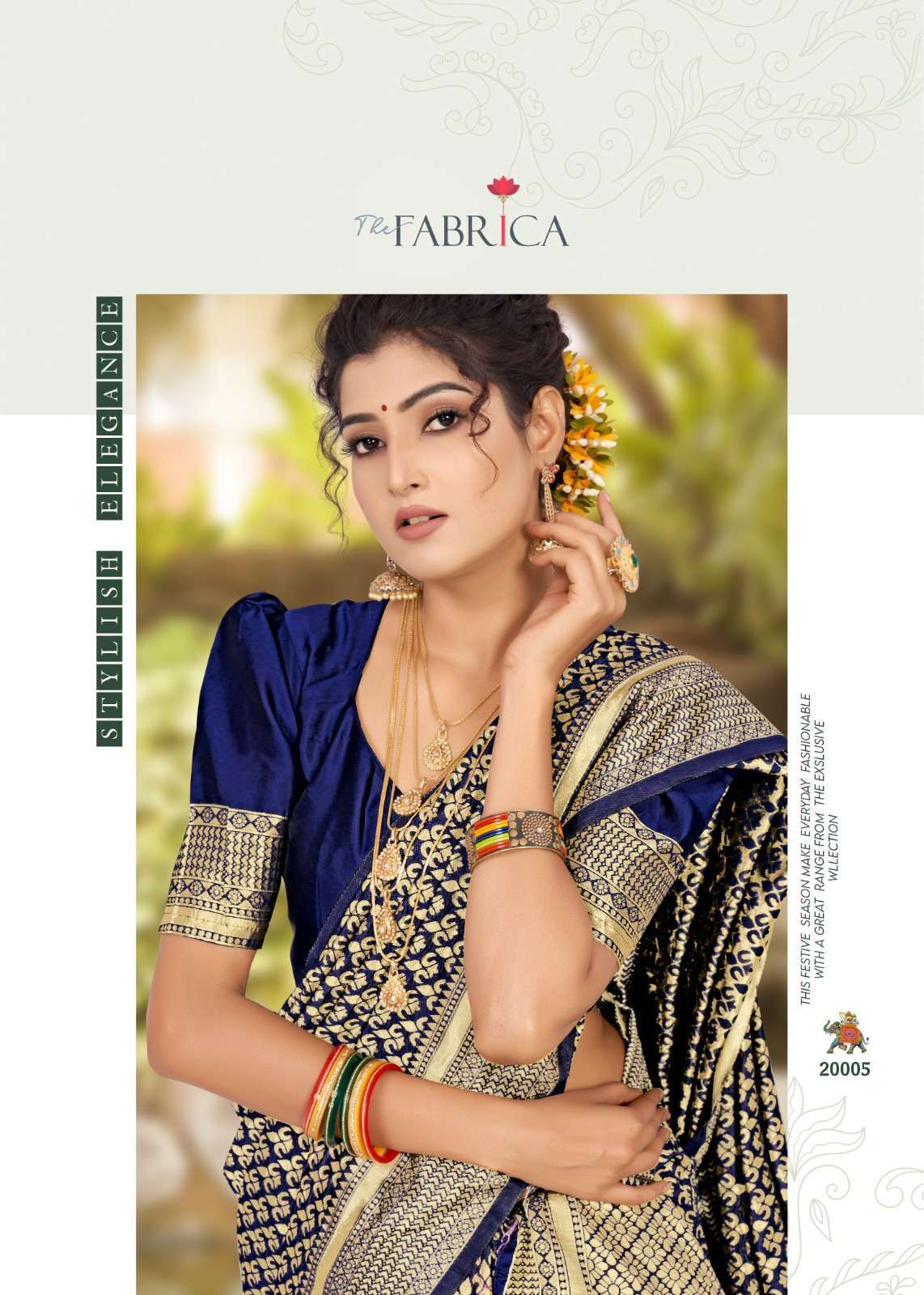 THE FABRICA PRESENTS STAVYA 20001-20006 ZARI SILK WEDDING SAREE CATALOG WHOLESALER AND EXPORTER IN SURAT 