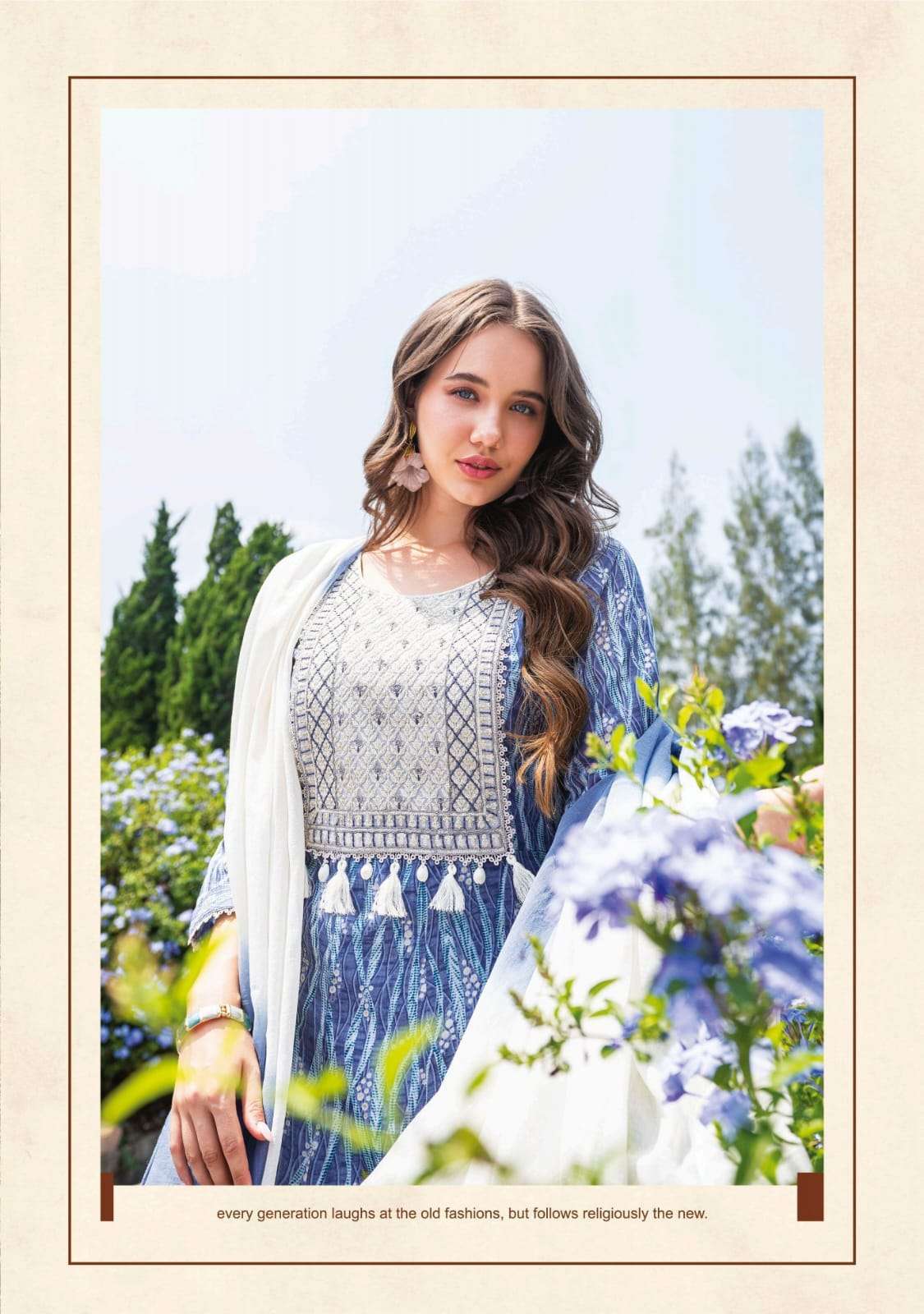 ANJU FAB PRESENTS ZARA VOL-3 FANTASTIC PRINT KURTI WITH PANT AND DUPATTA CATALOG WHOLESALER AND EXPORTER IN SURAT 