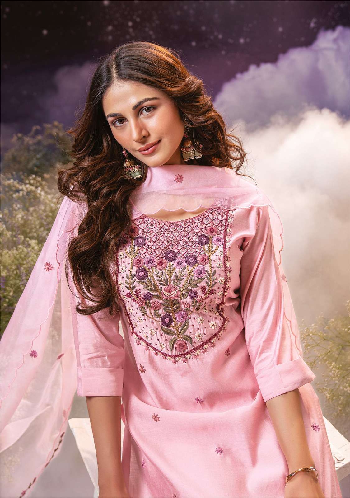 Anju Fabrics Presents Chandani Stylish Kurti Pant Dupatta catalog Wholesaler And Exporter IN Surat 