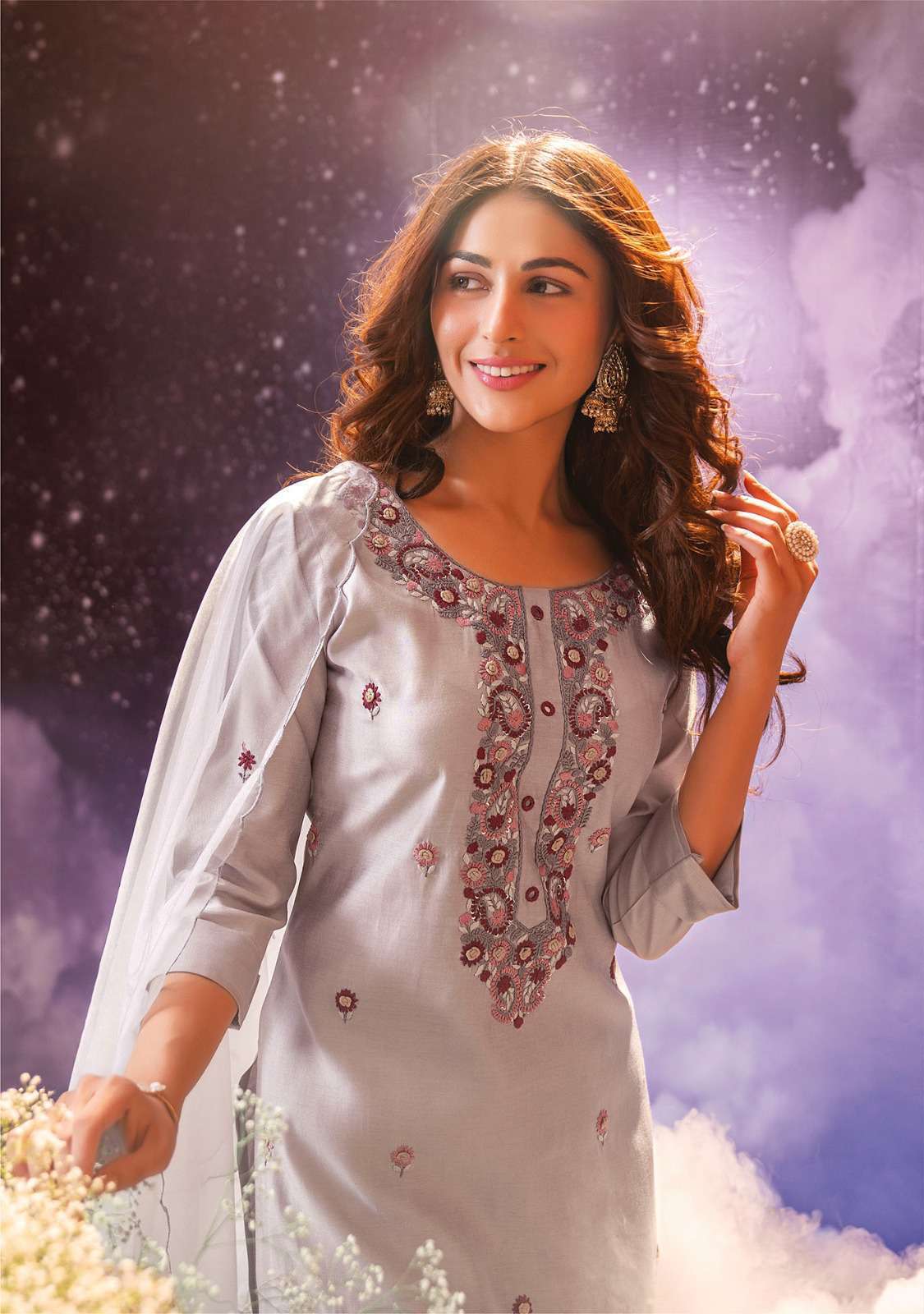 Anju Fabrics Presents Chandani Stylish Kurti Pant Dupatta catalog Wholesaler And Exporter IN Surat 
