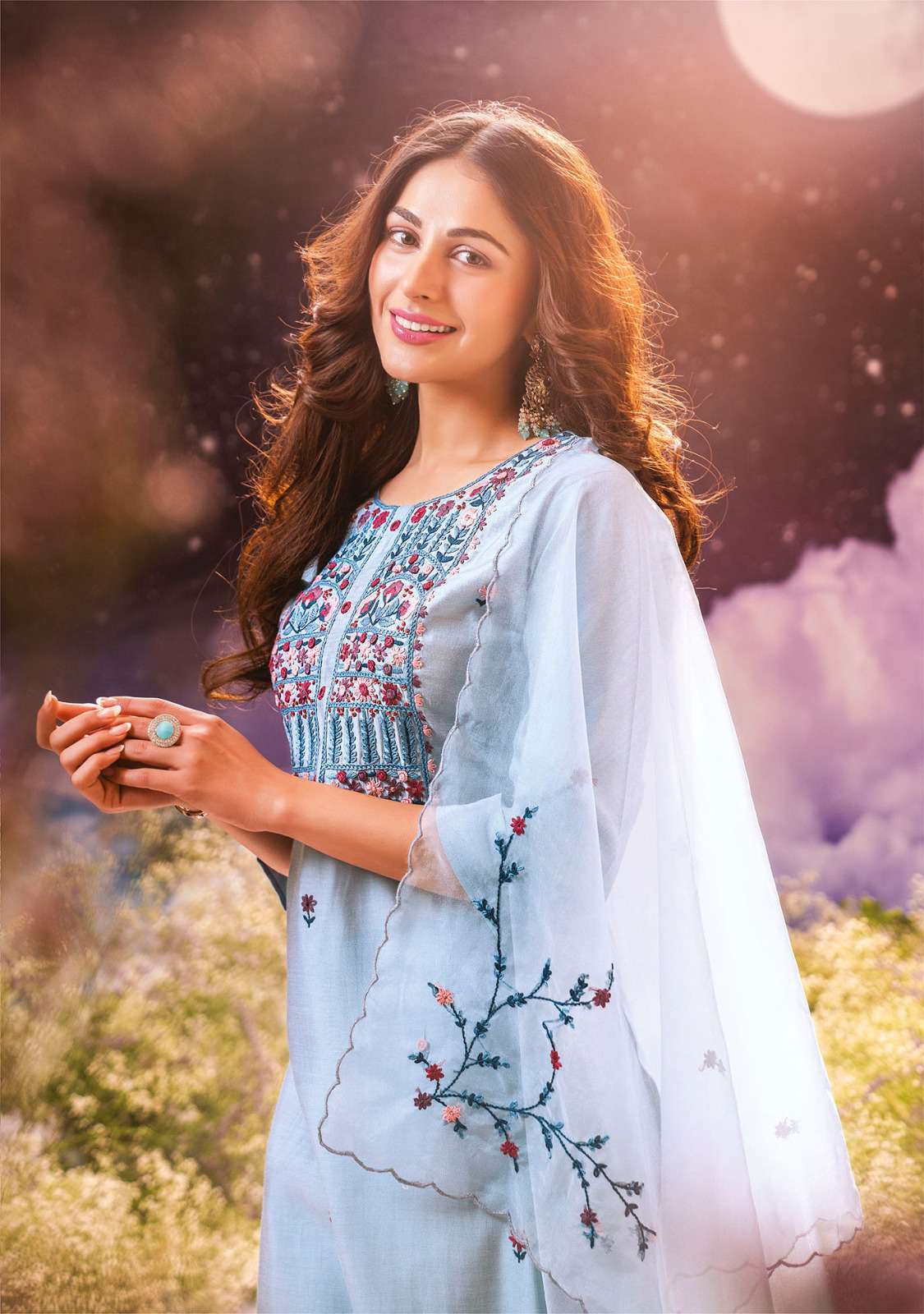 Anju Fabrics Presents Chandani Stylish Kurti Pant Dupatta catalog Wholesaler And Exporter IN Surat 