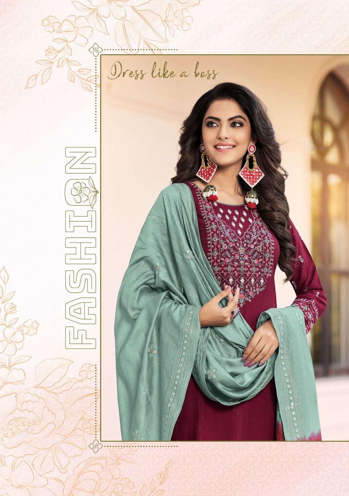 LADIES FLAVOUR PRESENTS PUSHPA VOL 3 AMAZING FUNCTION WEAR READYMADE DESIGNER SALWAR SUITS CATALOG WHOLESALER AND EXPORTER IN SURAT 