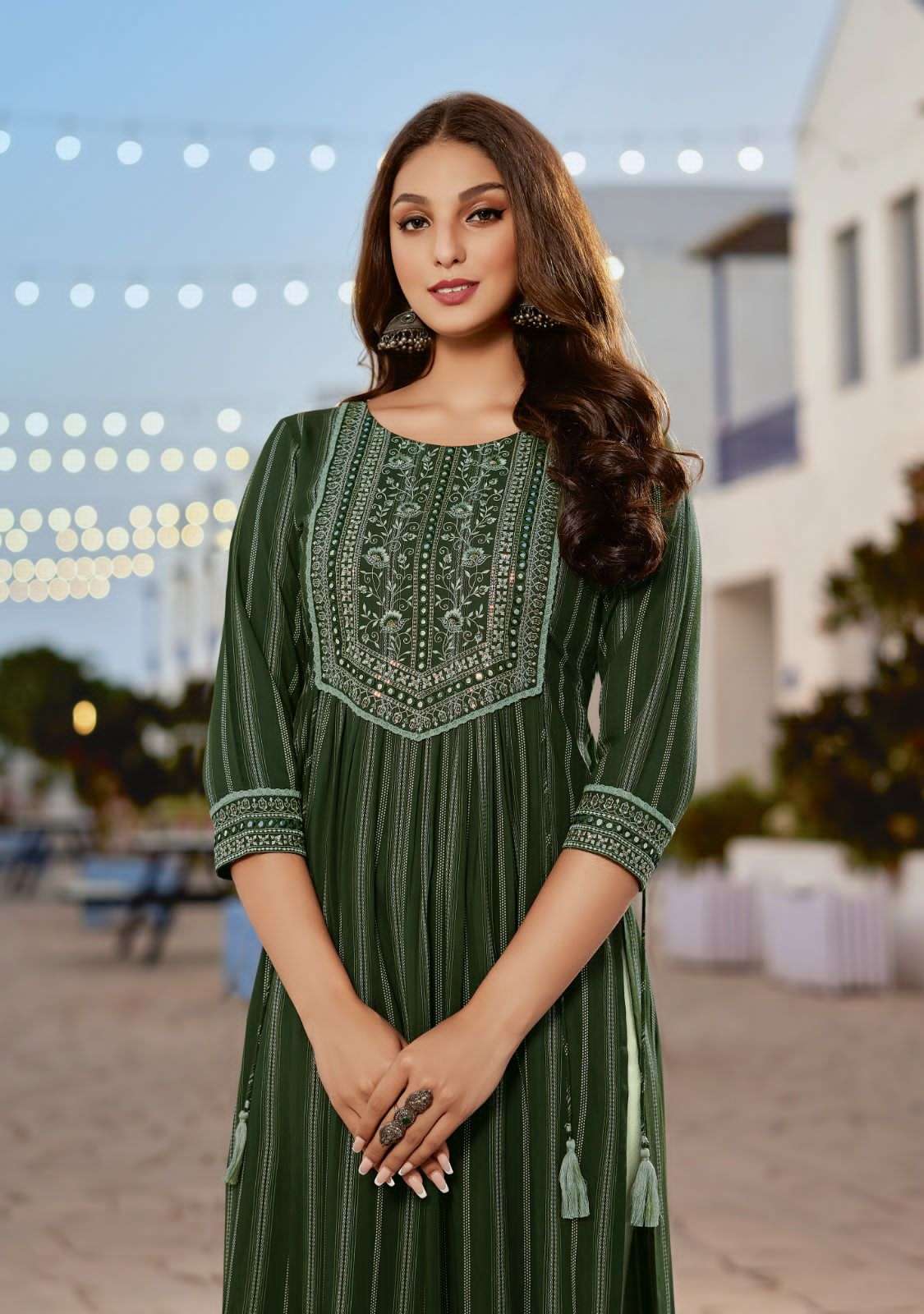 Ladies flavour presents Status Rayon designer kurtis catalog wholesaler and exporters 