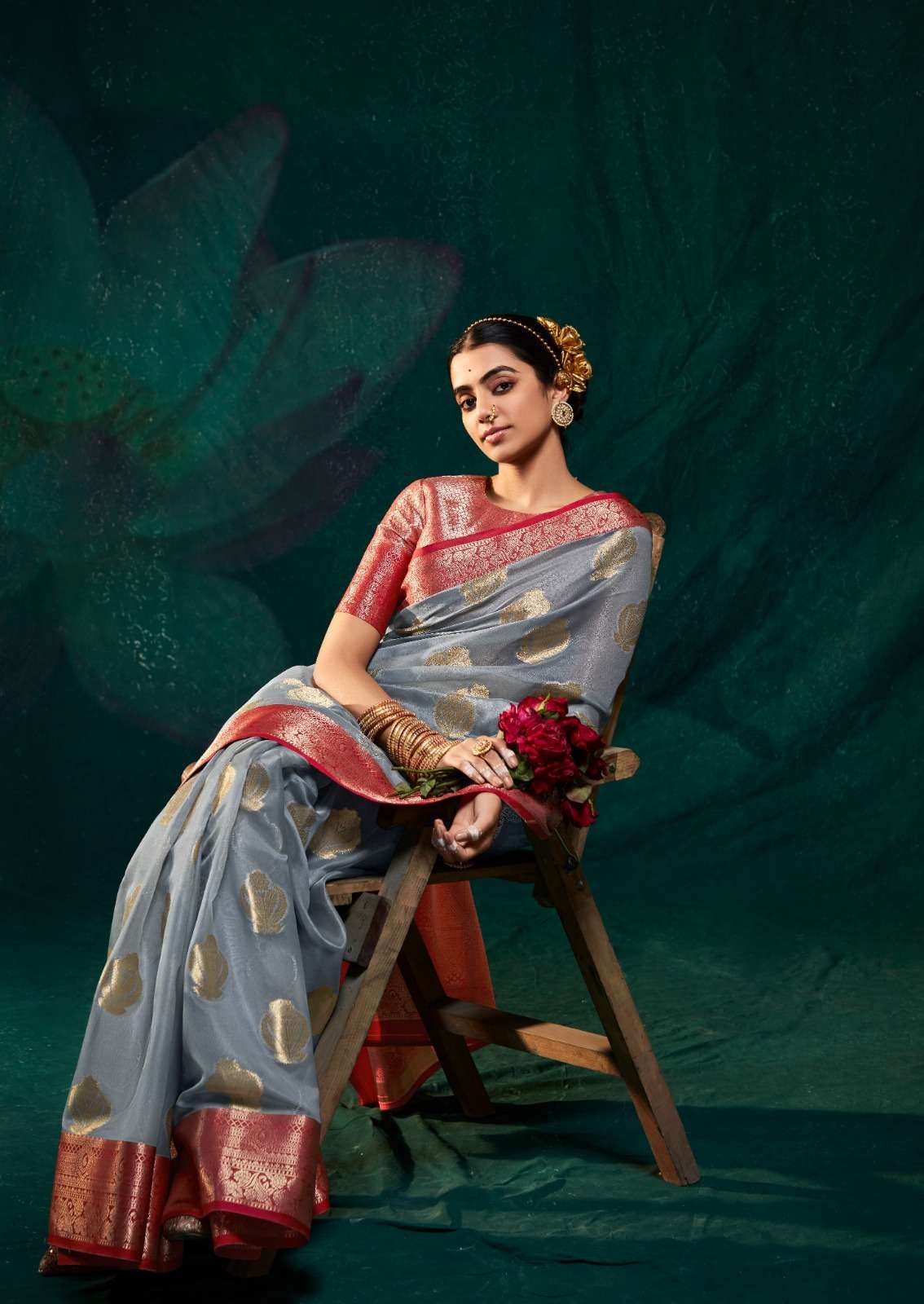 Rajpath presents Rani silk soft satin organza sarees catalog wholesaler 