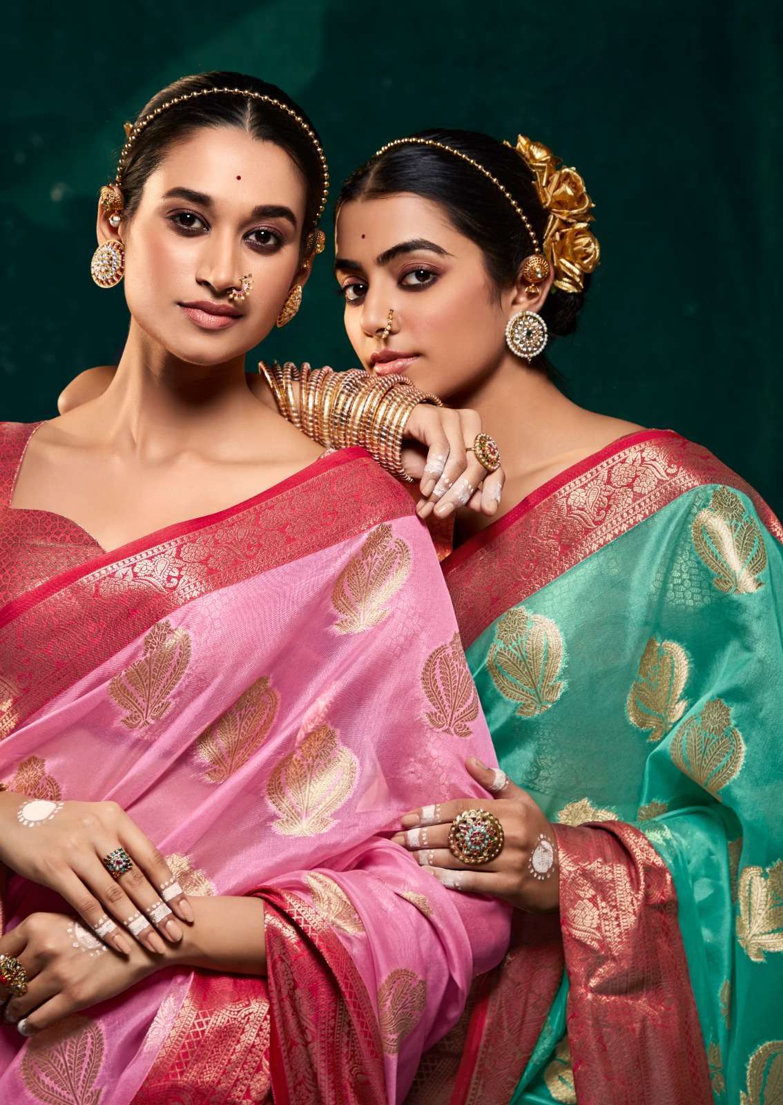 Rajpath presents Rani silk soft satin organza sarees catalog wholesaler 