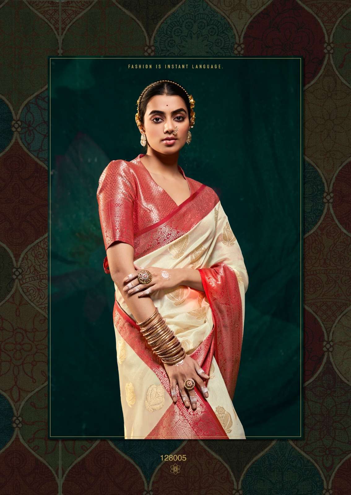 Rajpath presents Rani silk soft satin organza sarees catalog wholesaler 