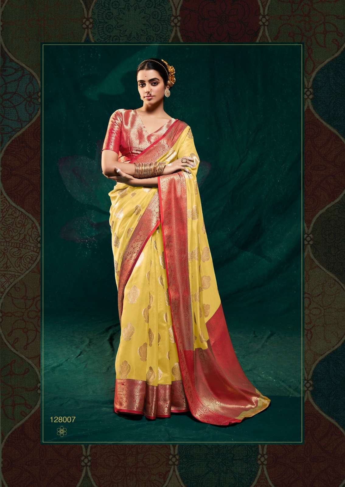 Rajpath presents Rani silk soft satin organza sarees catalog wholesaler 