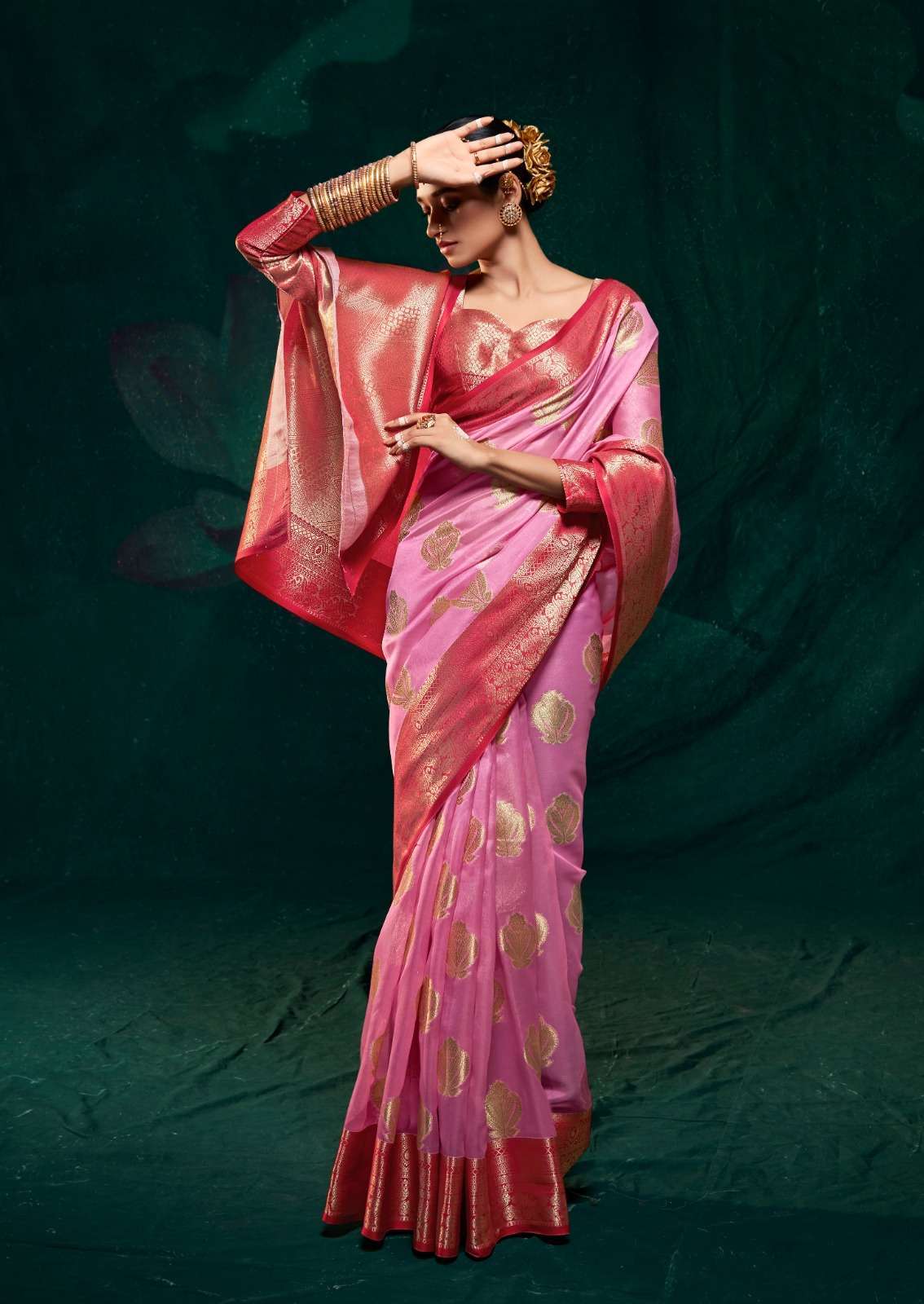 Rajpath presents Rani silk soft satin organza sarees catalog wholesaler 