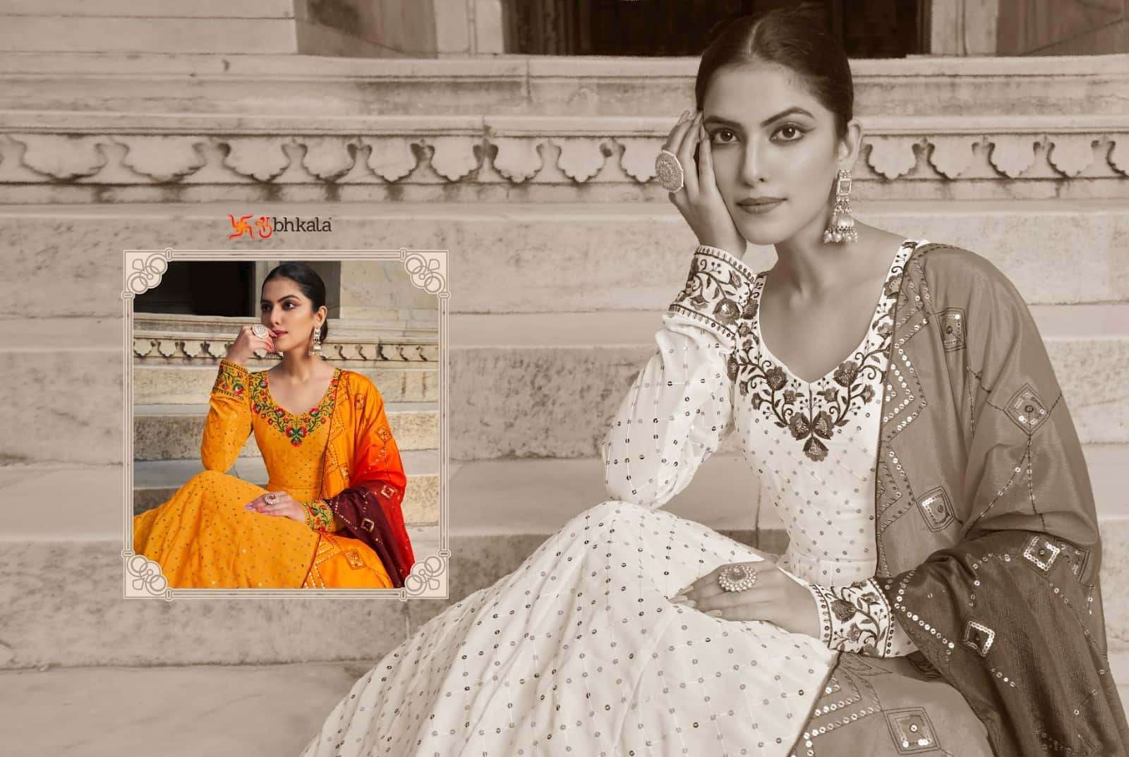Shubhkala Presents Flory Vol-30 Party Wear Style Designer Gowns Catalog Wholesaler and Exporter In Surat 