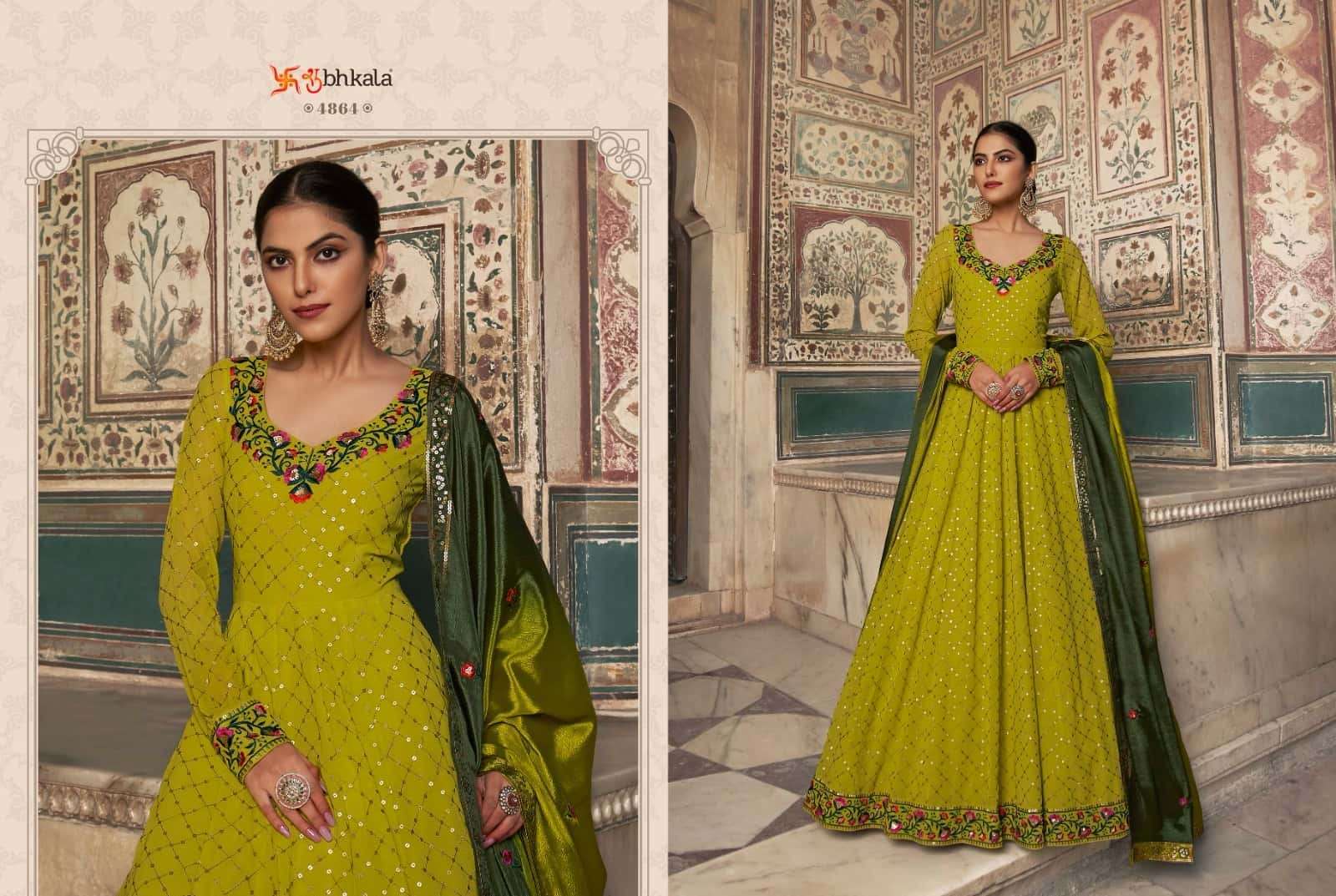 Shubhkala Presents Flory Vol-30 Party Wear Style Designer Gowns Catalog Wholesaler and Exporter In Surat 