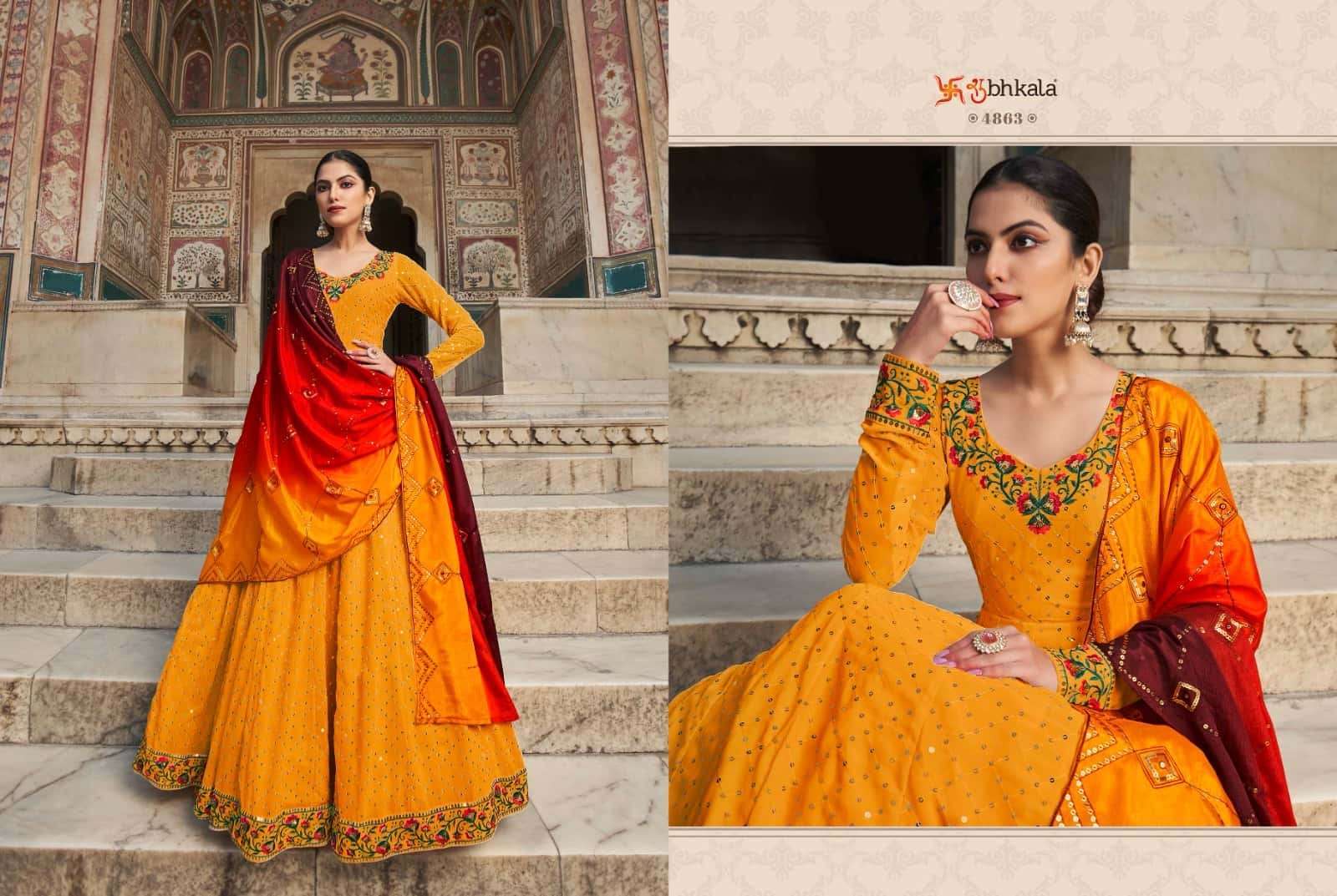 Shubhkala Presents Flory Vol-30 Party Wear Style Designer Gowns Catalog Wholesaler and Exporter In Surat 