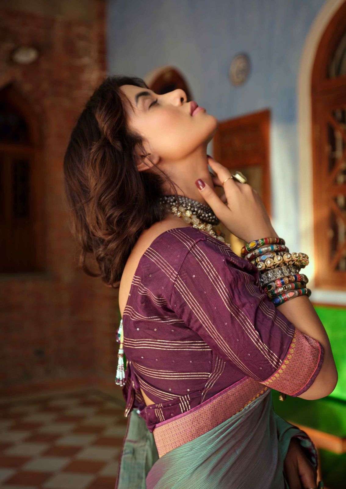 Kashvi creation presents Khwaab Siya silk fancy sarees catalog wholesaler and exporters 