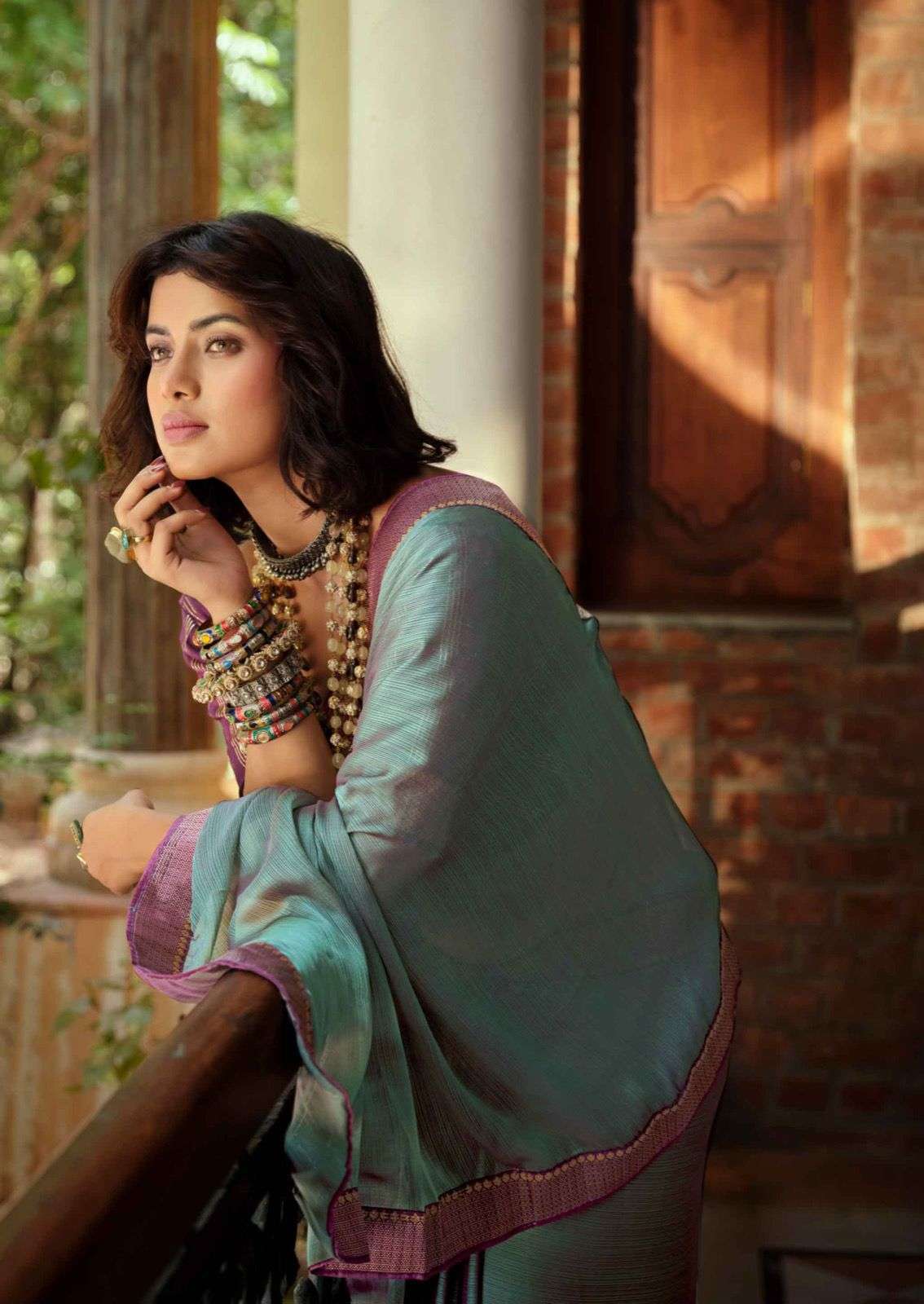 Kashvi creation presents Khwaab Siya silk fancy sarees catalog wholesaler and exporters 