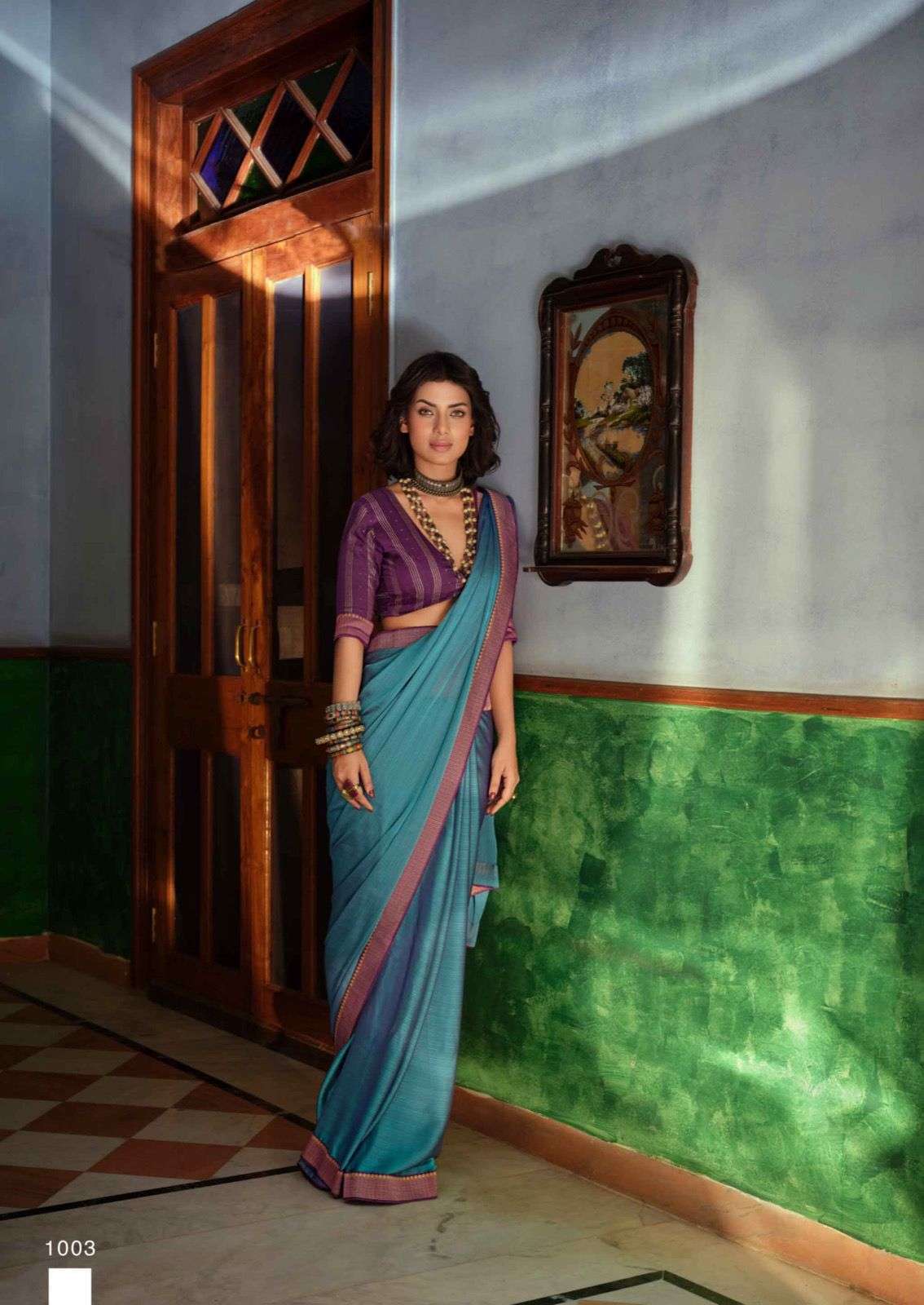 Kashvi creation presents Khwaab Siya silk fancy sarees catalog wholesaler and exporters 