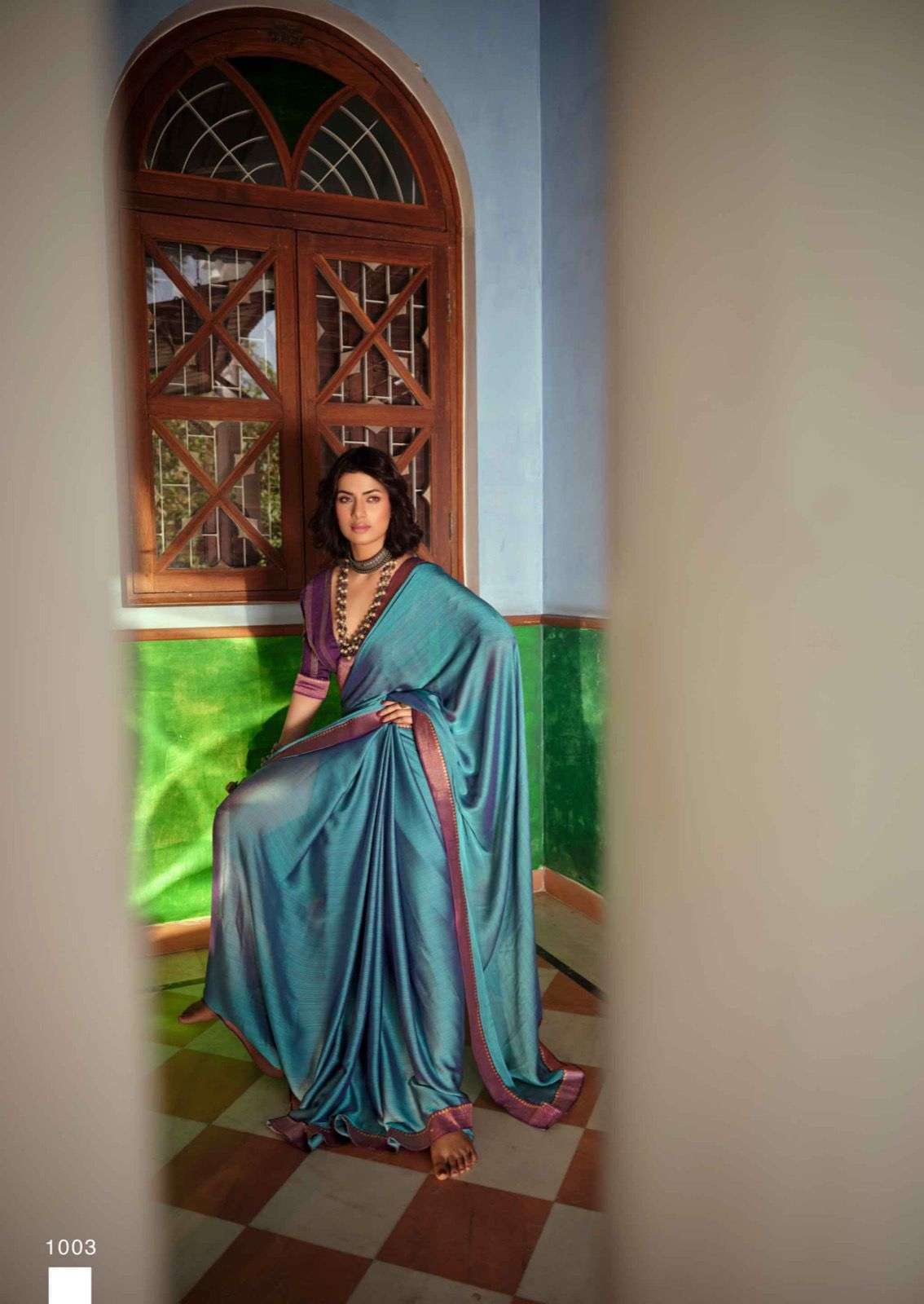 Kashvi creation presents Khwaab Siya silk fancy sarees catalog wholesaler and exporters 