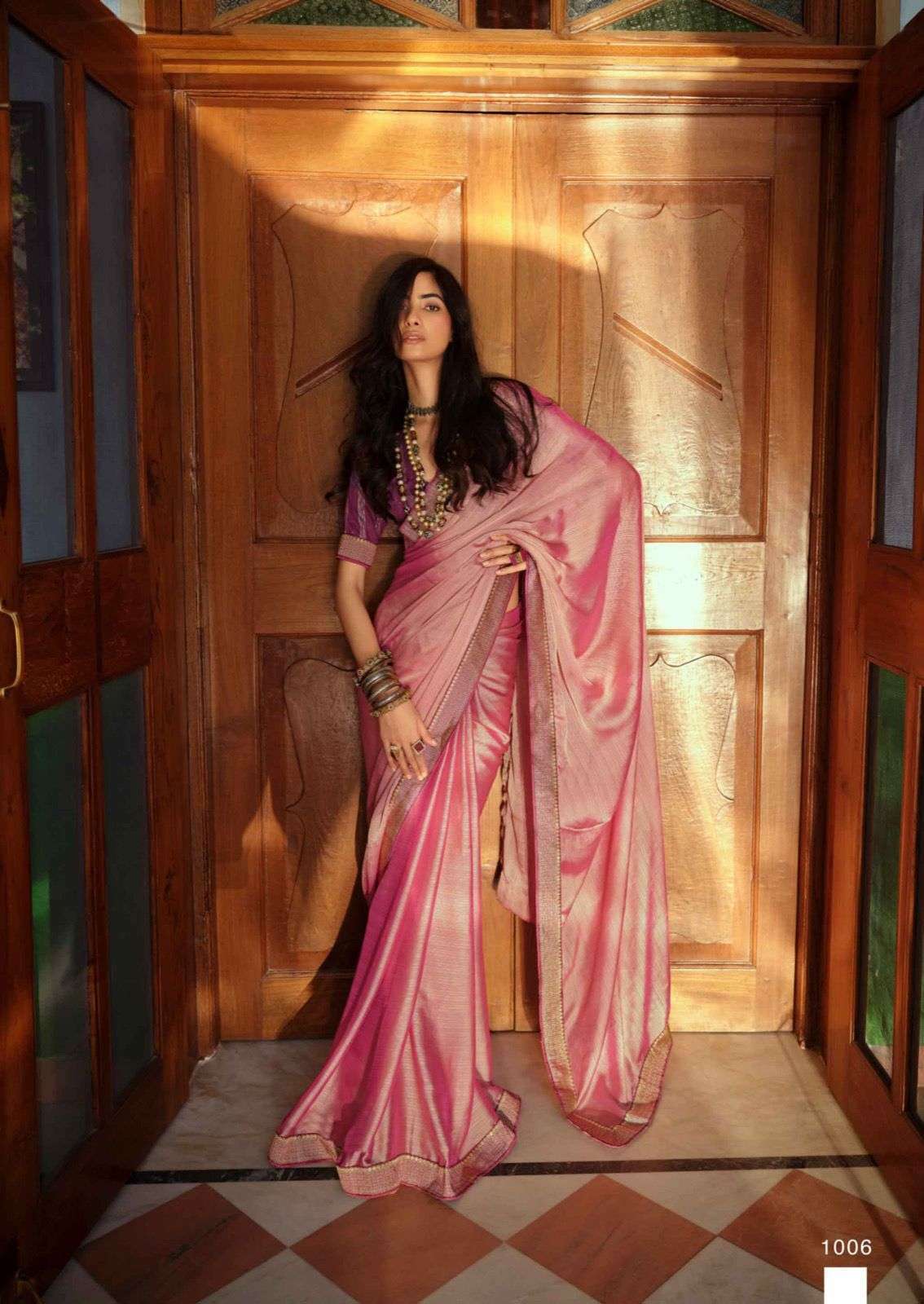 Kashvi creation presents Khwaab Siya silk fancy sarees catalog wholesaler and exporters 