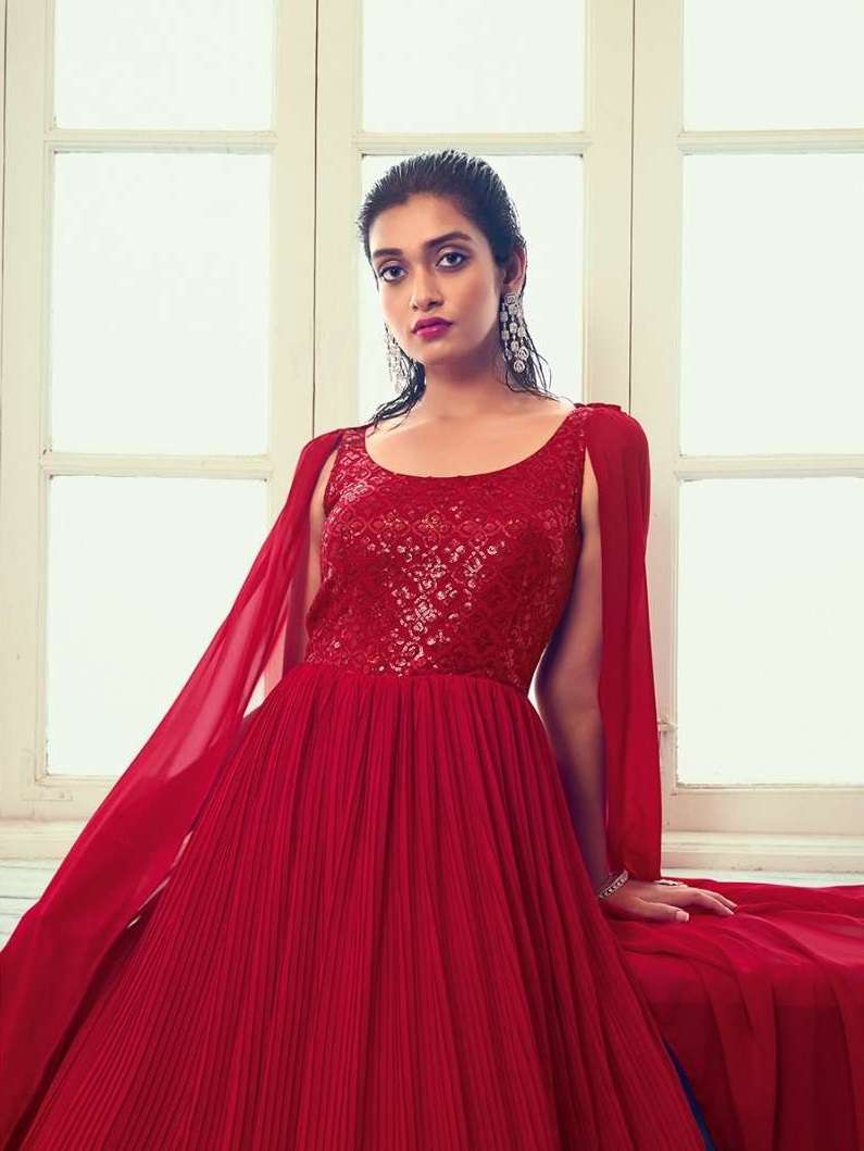 SHUBHKALA FASHION PRESENTS FLORY VOL-40 EXCLUSIVE DESIGNERS STITCHED LONG GOWN CATALOG WHOLESALER AND EXPORTER IN SURAT