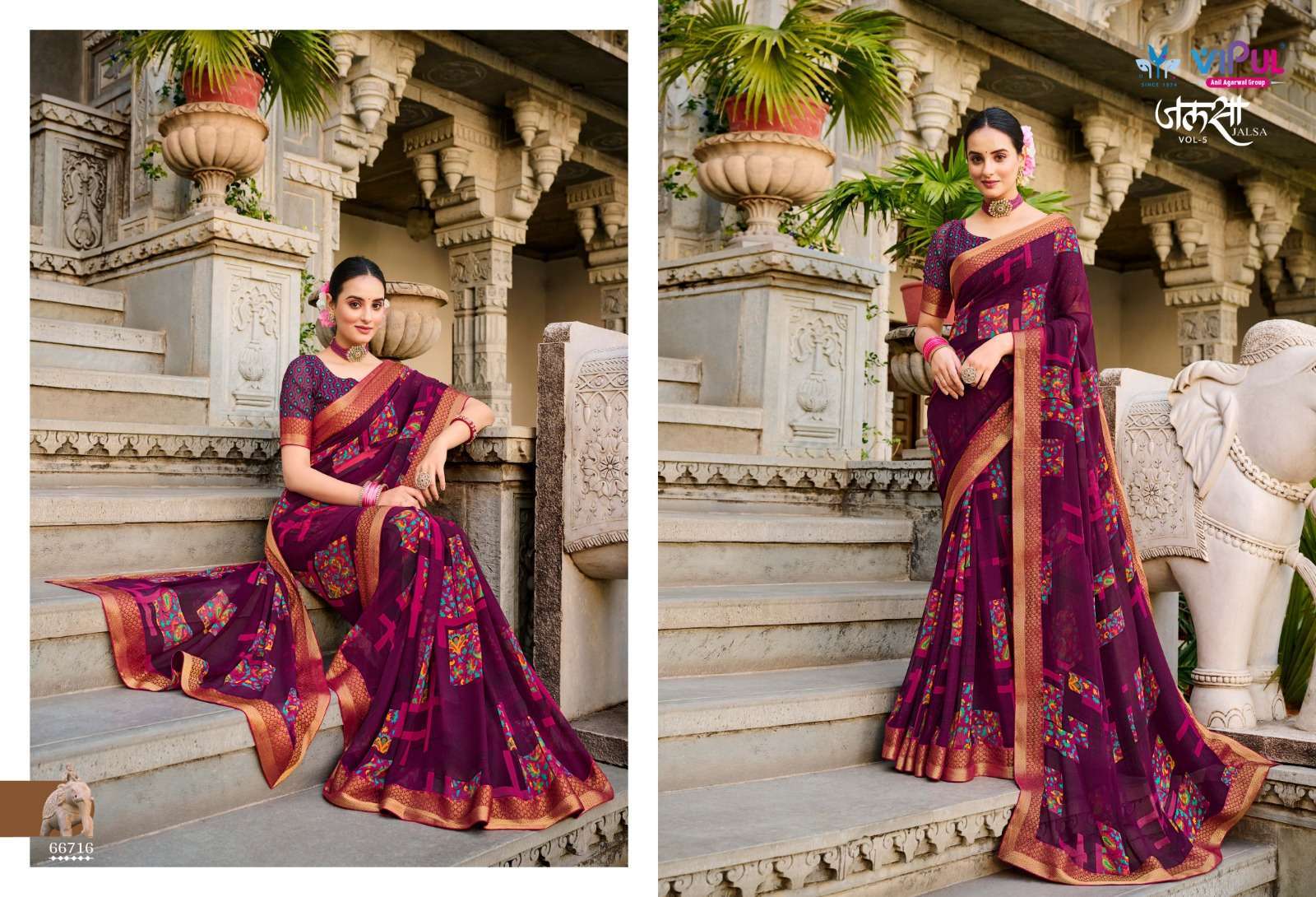 Vipul Fashion Polo Juliet Sarees — Womenz Fashion