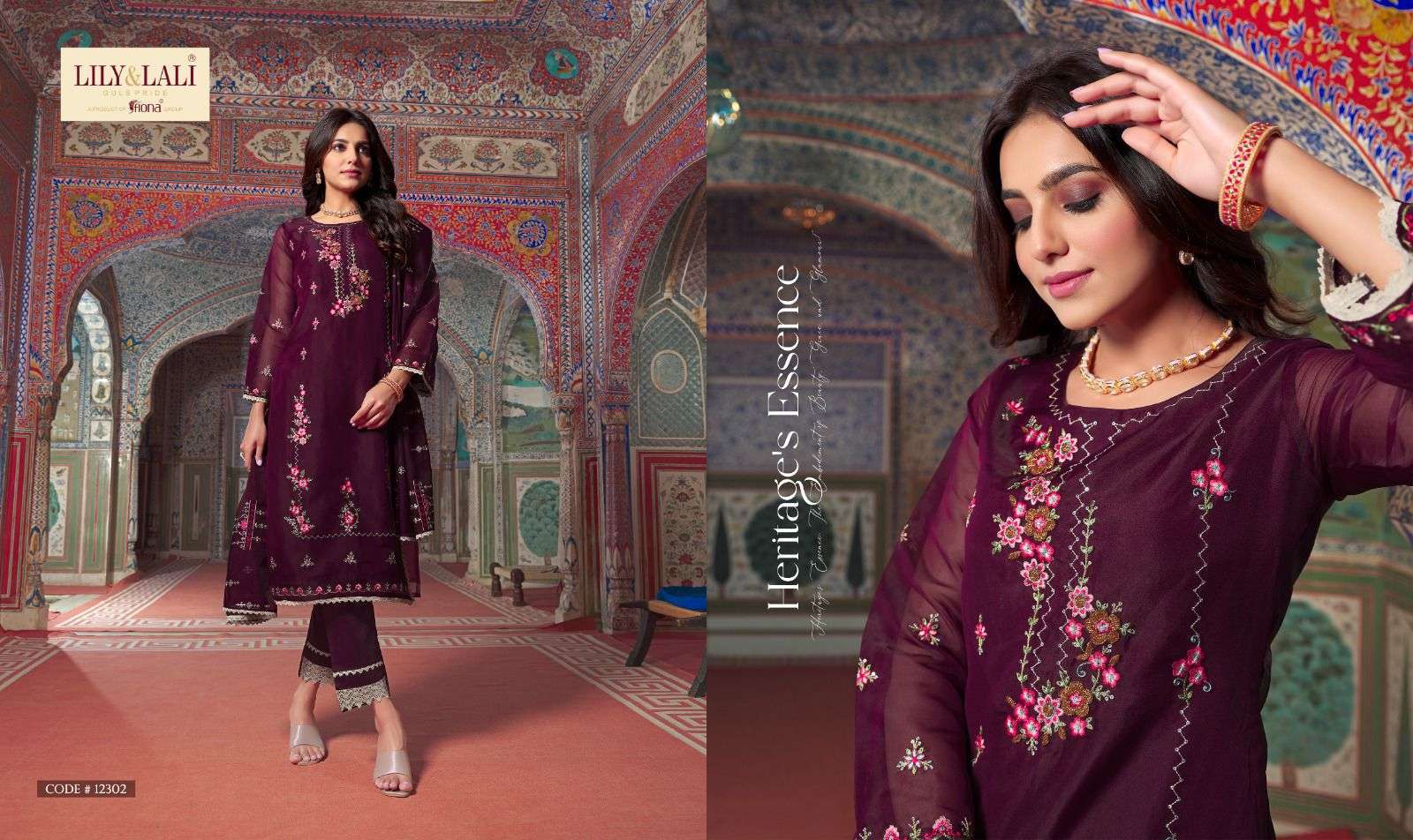 LILY & LALI PRESENTS SHAHNAZ EXCLUSIVE DESIGNER COLLECTION READYMADE PAKISTANI STYLE KURTIS CATALOG WHOLESALER AND EXPORTER IN SURAT 
