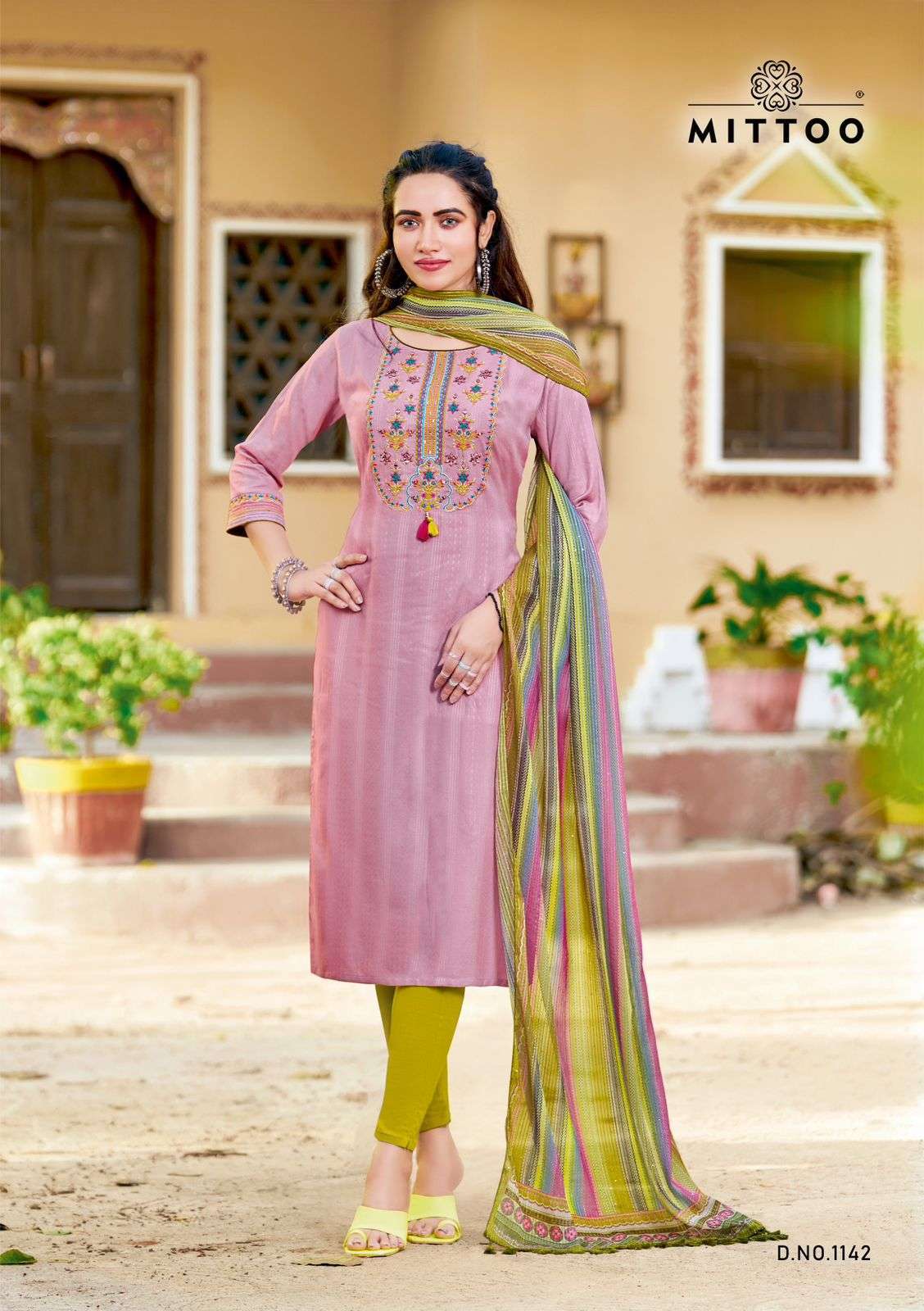 Mittoo Presents Khwaish Ethnic Wear Top Bottom Dupatta Set Catalog Wholesaler and Exporter IN surat