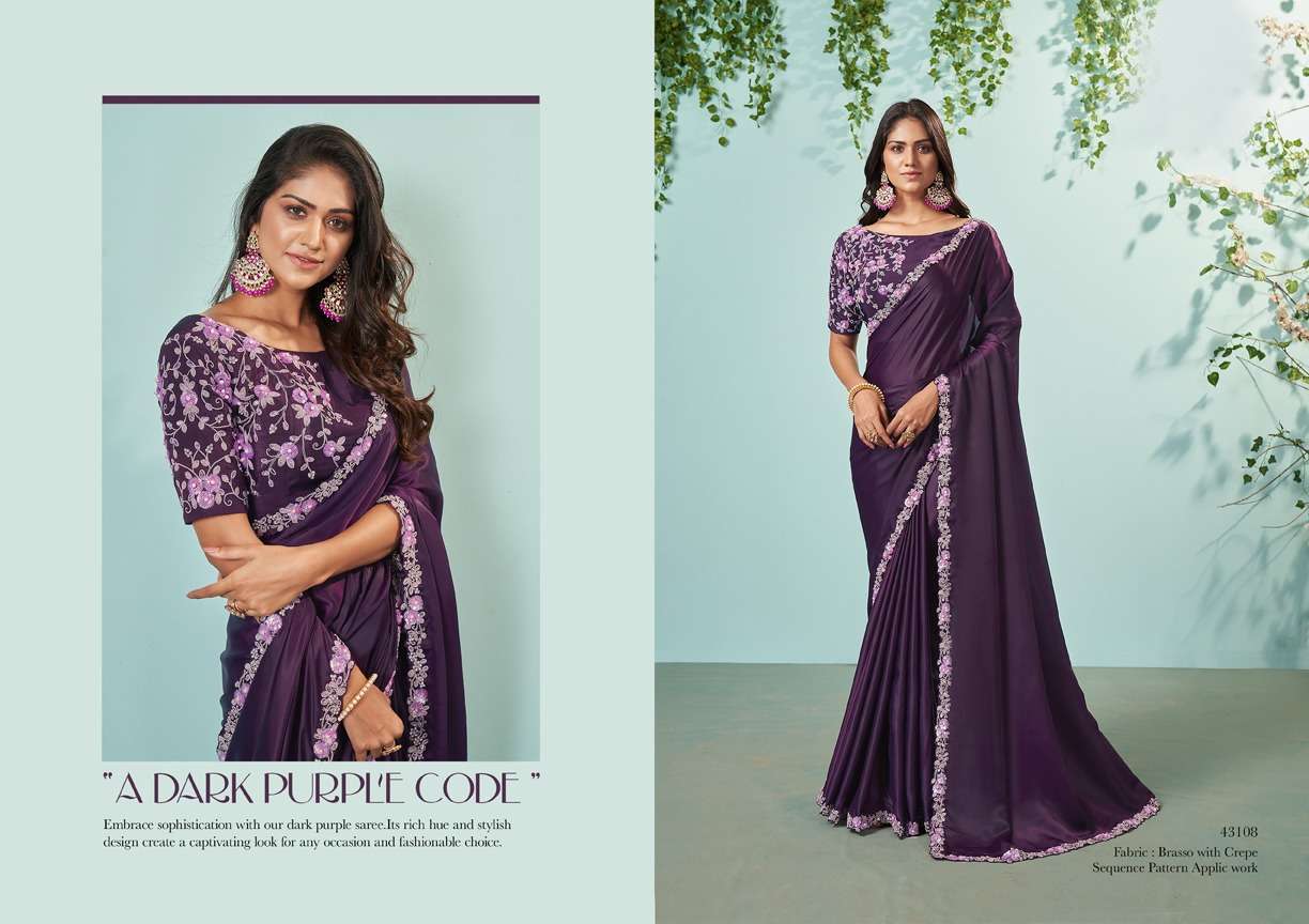 MAHOTSAV PRESENTS NORITA 43100 SERIES IKSHITA FANCY DESIGNER FESTIVE WEAR SAREE CATALOG WHOLESALER AND EXPORTER IN SURAT 