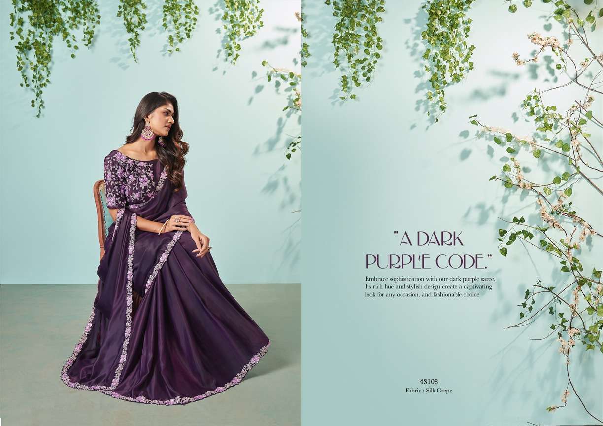 MAHOTSAV PRESENTS NORITA 43100 SERIES IKSHITA FANCY DESIGNER FESTIVE WEAR SAREE CATALOG WHOLESALER AND EXPORTER IN SURAT 