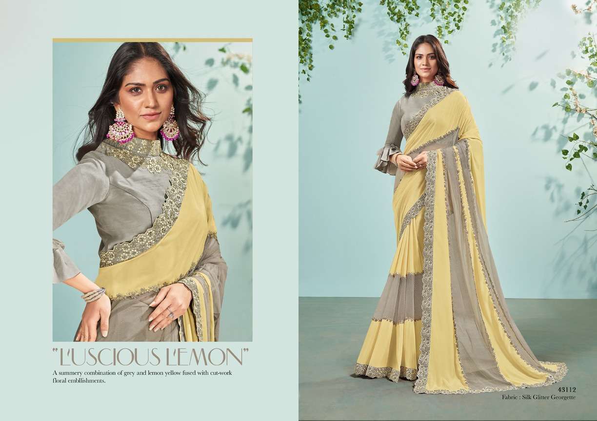 MAHOTSAV PRESENTS NORITA 43100 SERIES IKSHITA FANCY DESIGNER FESTIVE WEAR SAREE CATALOG WHOLESALER AND EXPORTER IN SURAT 