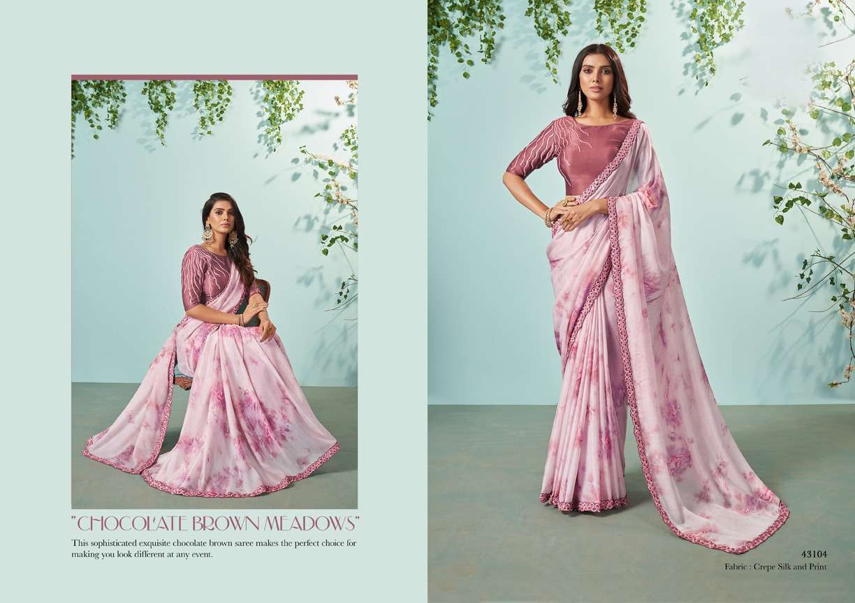 MAHOTSAV PRESENTS NORITA 43100 SERIES IKSHITA FANCY DESIGNER FESTIVE WEAR SAREE CATALOG WHOLESALER AND EXPORTER IN SURAT 