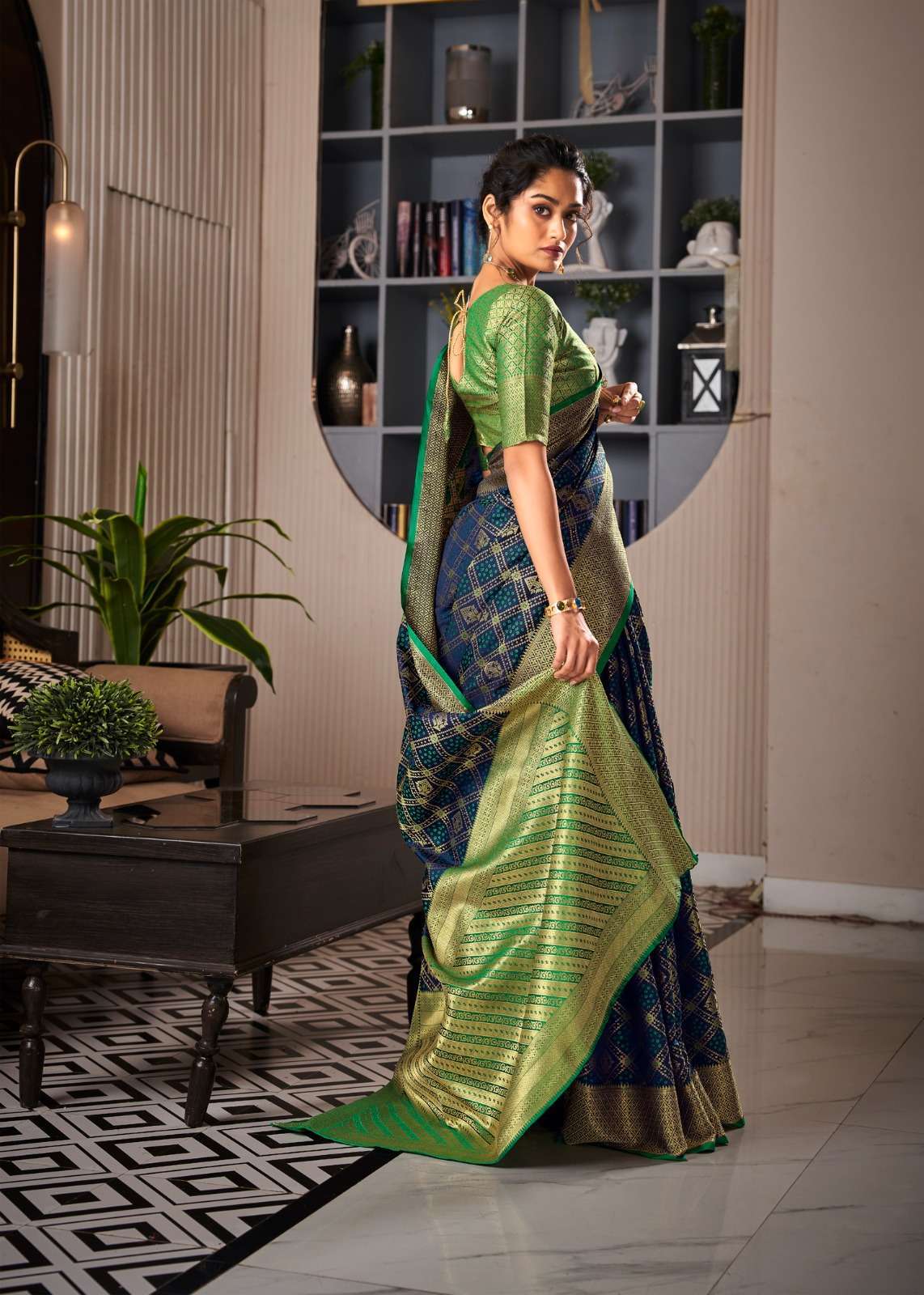 RAJPATH PRESENTS RANGOON 169001-169006 SERIES SOFT HANDLOOM PATOLA WEAVING SAREES CATALOG WHOLESALER AND EXPORTER IN SURAT 